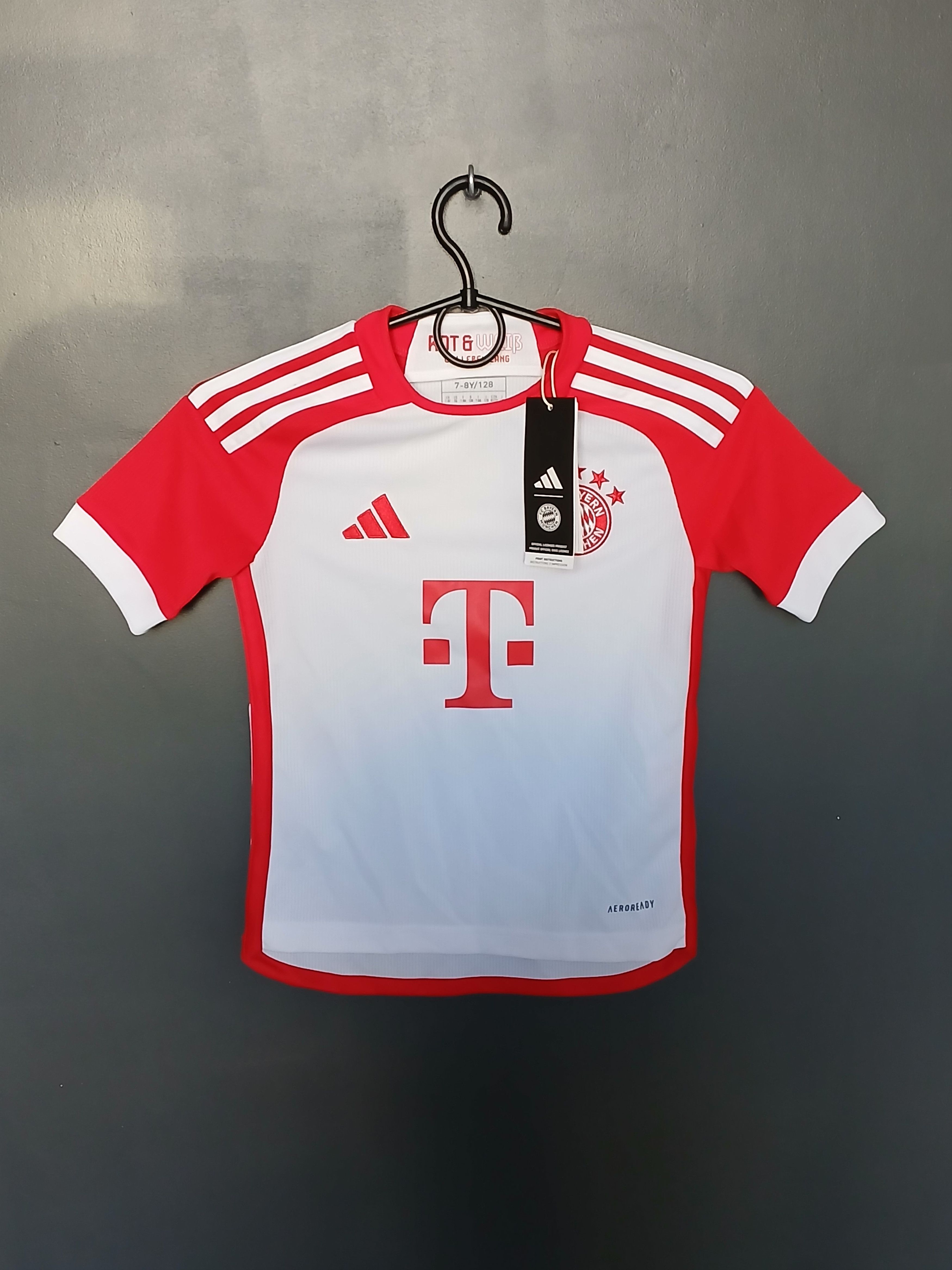 Adidas KIDS New Bayern Munich 23/24 Home Football Jersey T-Shirt Size US XS / EU 42 / 0 - 1 Thumbnail