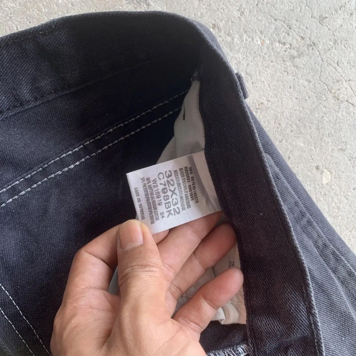 Dickies Work Wear DICKIES 31x31 Faded Carpenter Blank Pants Size US 31 - 10 Thumbnail