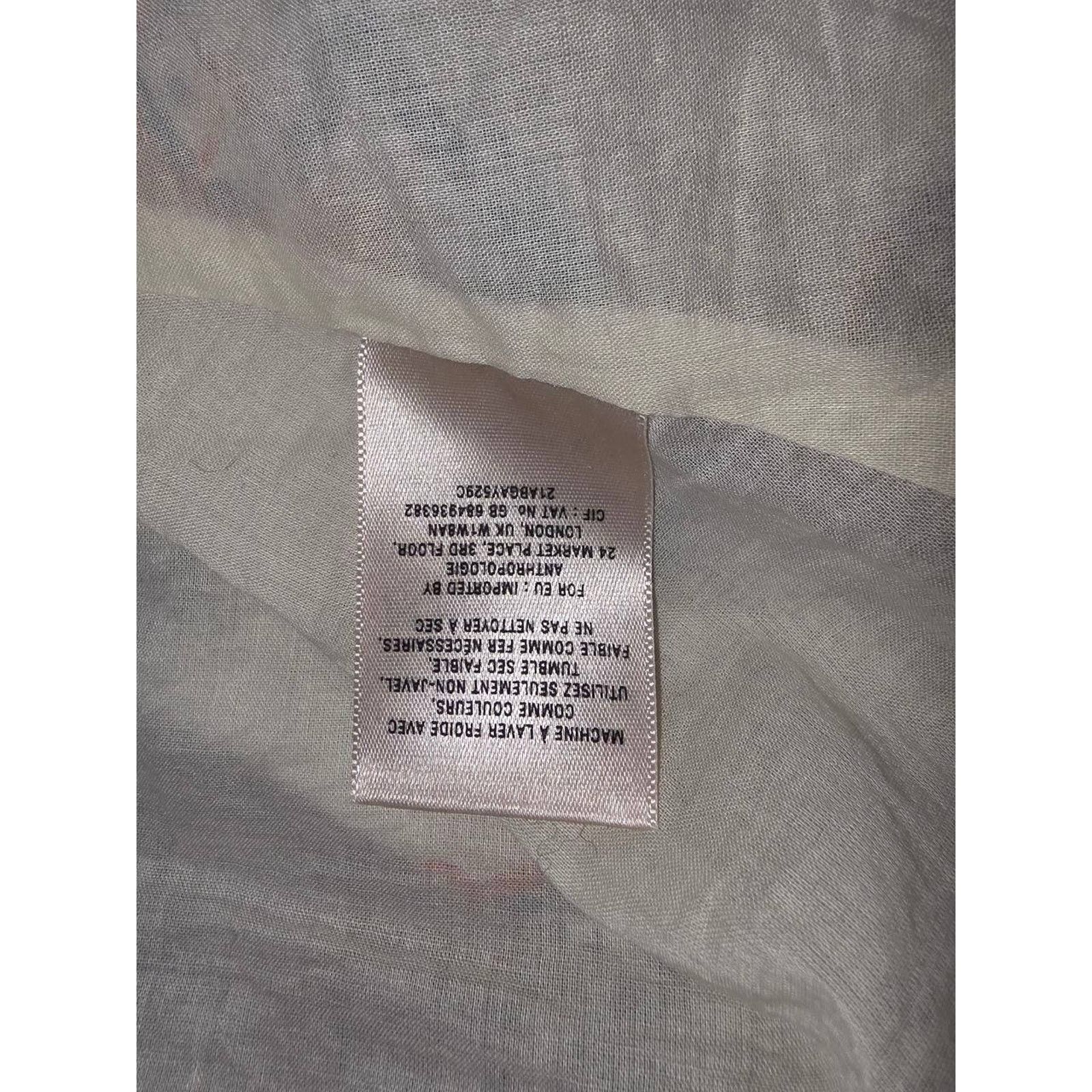 Anthropologie Anthropologie Dress summer cotton Size 4 A003270 Size S / US 4 / IT 40 - 13 Thumbnail