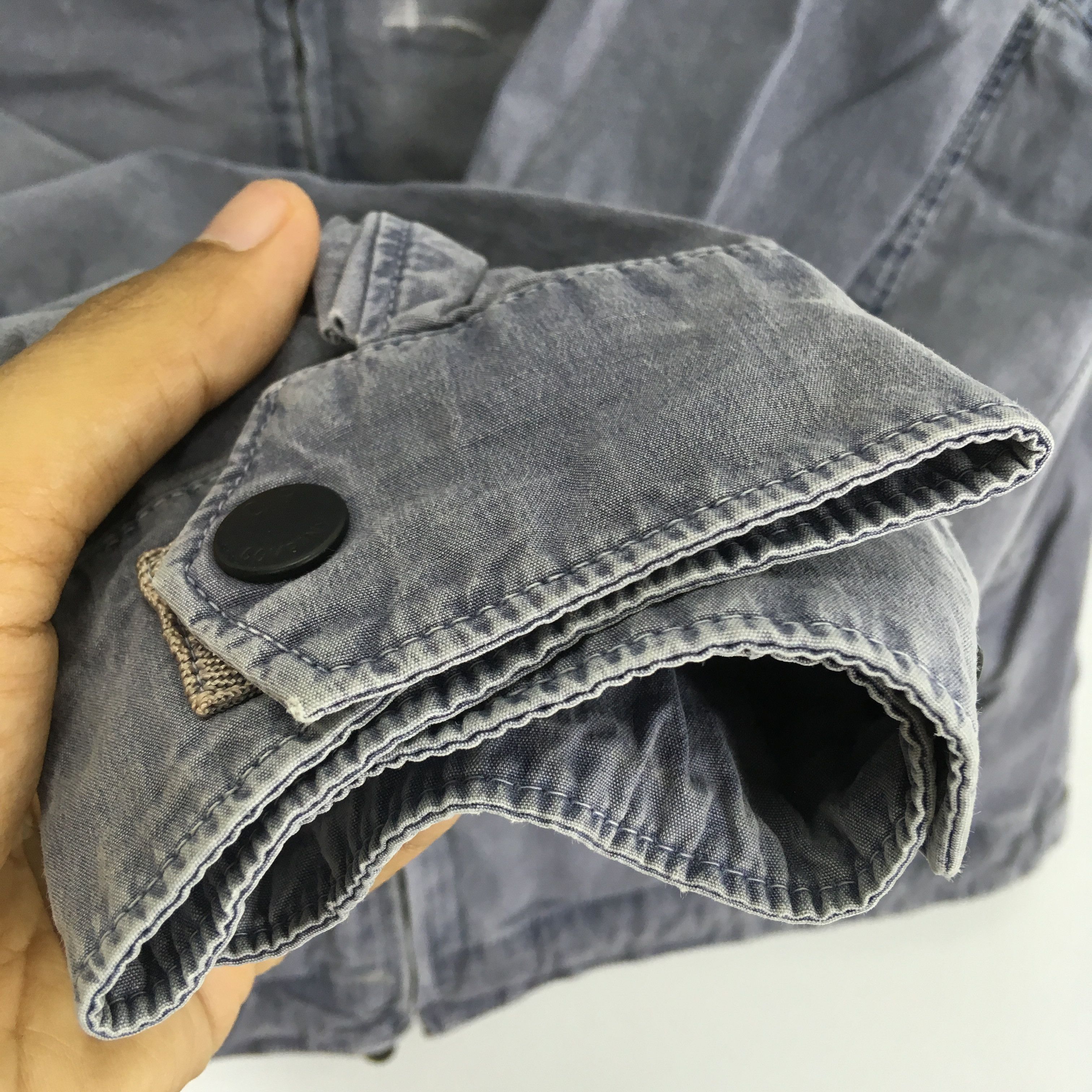 C.P. Company Vintage Heavy Used C.P Company Denim Jacket Jeans Size US M / EU 48-50 / 2 - 9 Thumbnail