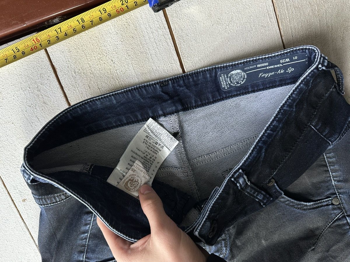 Diesel 🚨 DIESEL AVANT GARDE GOTHIC WOMEN JEANS LOGO IFSIXWASNINE Size 25" / US 0 / IT 36 - 5 Thumbnail
