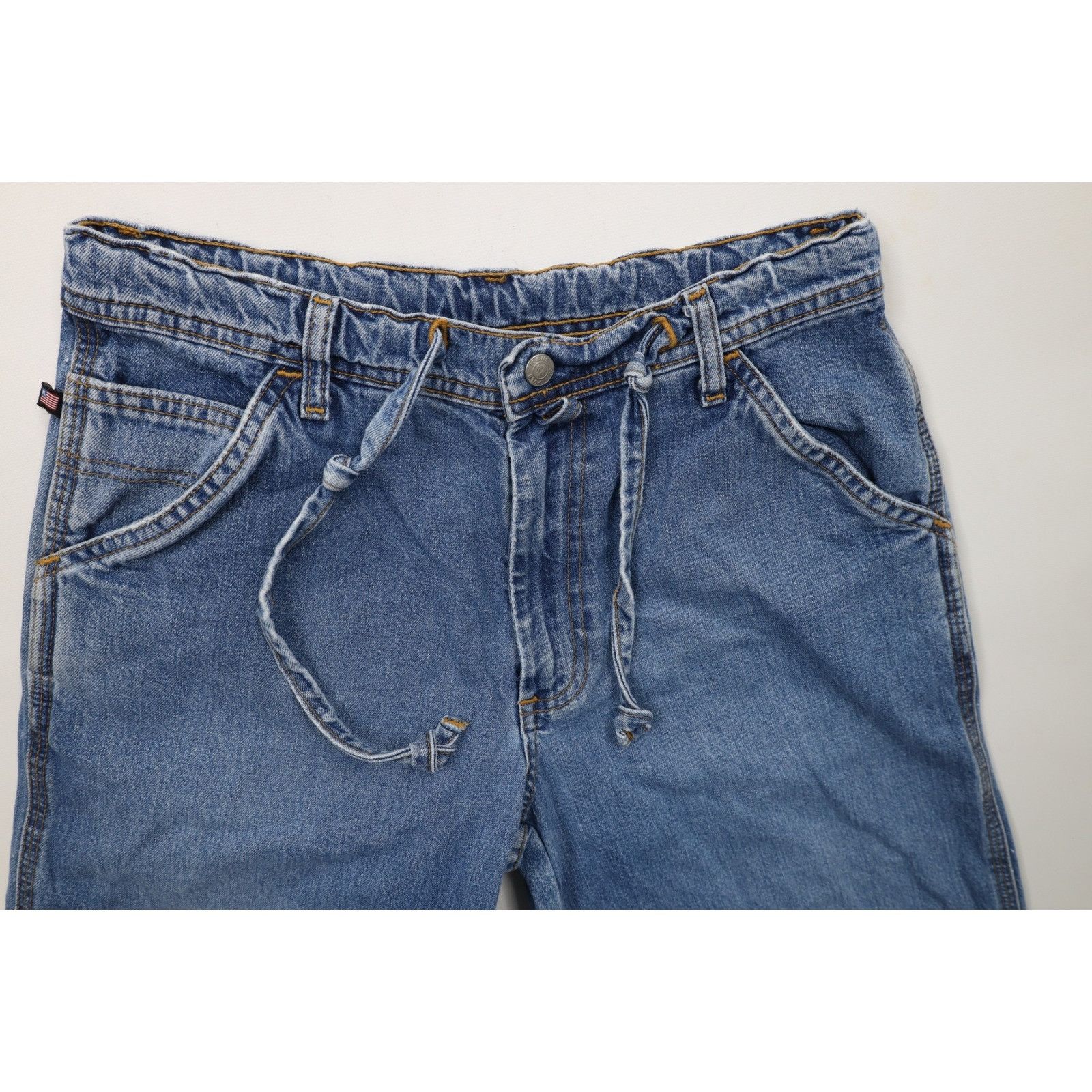 Polo Ralph Lauren Vintage 90s Ralph Lauren Faded Spell Out Wide Leg Jeans Size US 30 / EU 46 - 7 Thumbnail