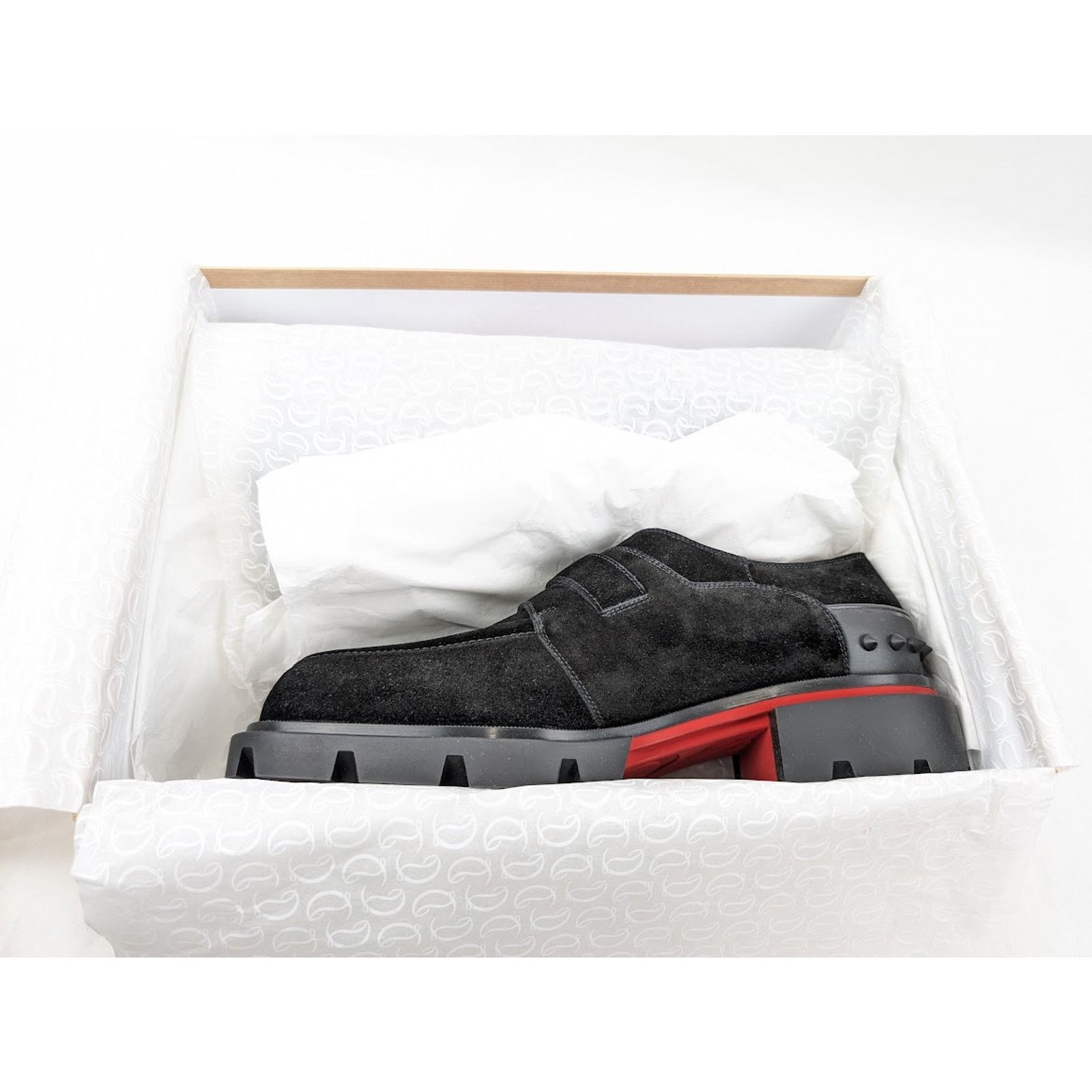 Christian Louboutin o1rshd1 Our Georges Flat Shoes in Black Size US 12 / EU 45 - 19 Thumbnail