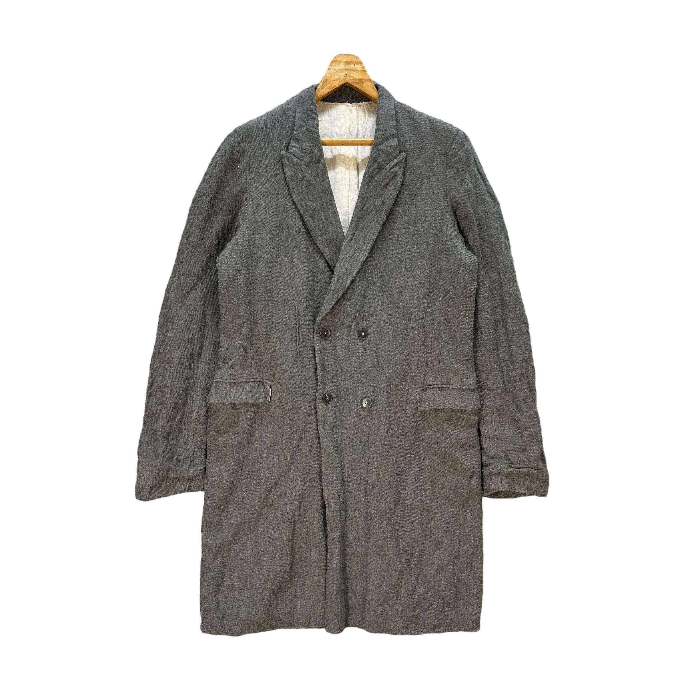Poeme Bohemien Vintage POEME BOHEMEIN Wool Blend Long Coat #A76-1843 Size US M / EU 48-50 / 2 - 1 Thumbnail