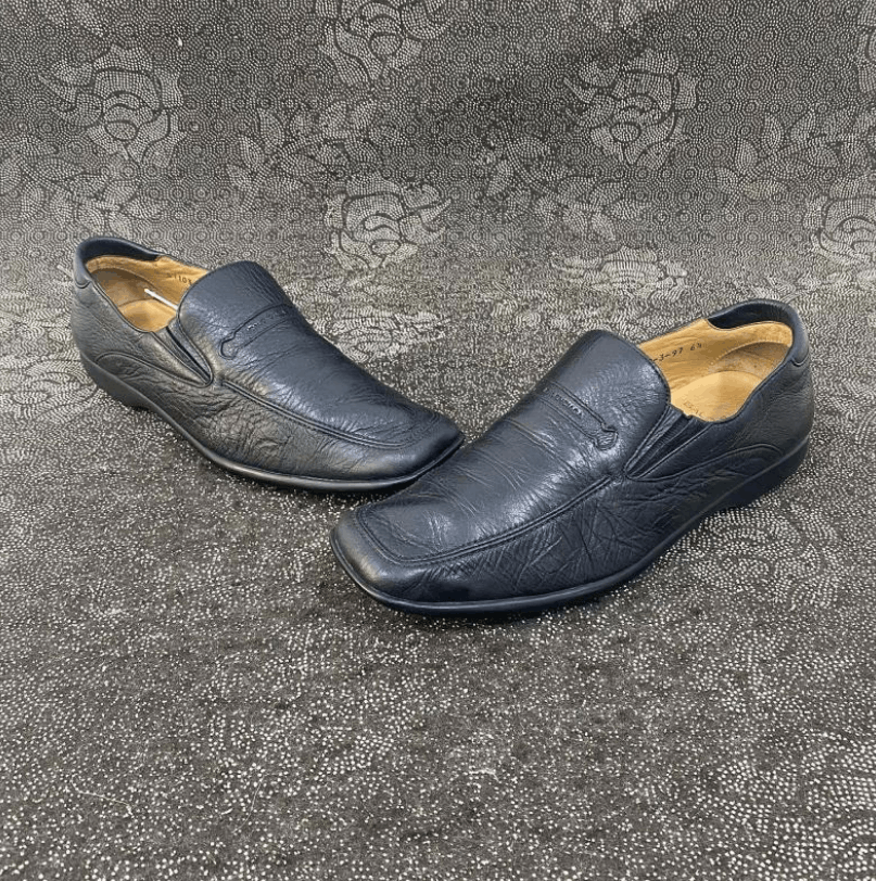 Balenciaga Balenciaga Square-toe slip-on casual leather shoes Size US 7.5 / EU 40-41 - 3 Thumbnail