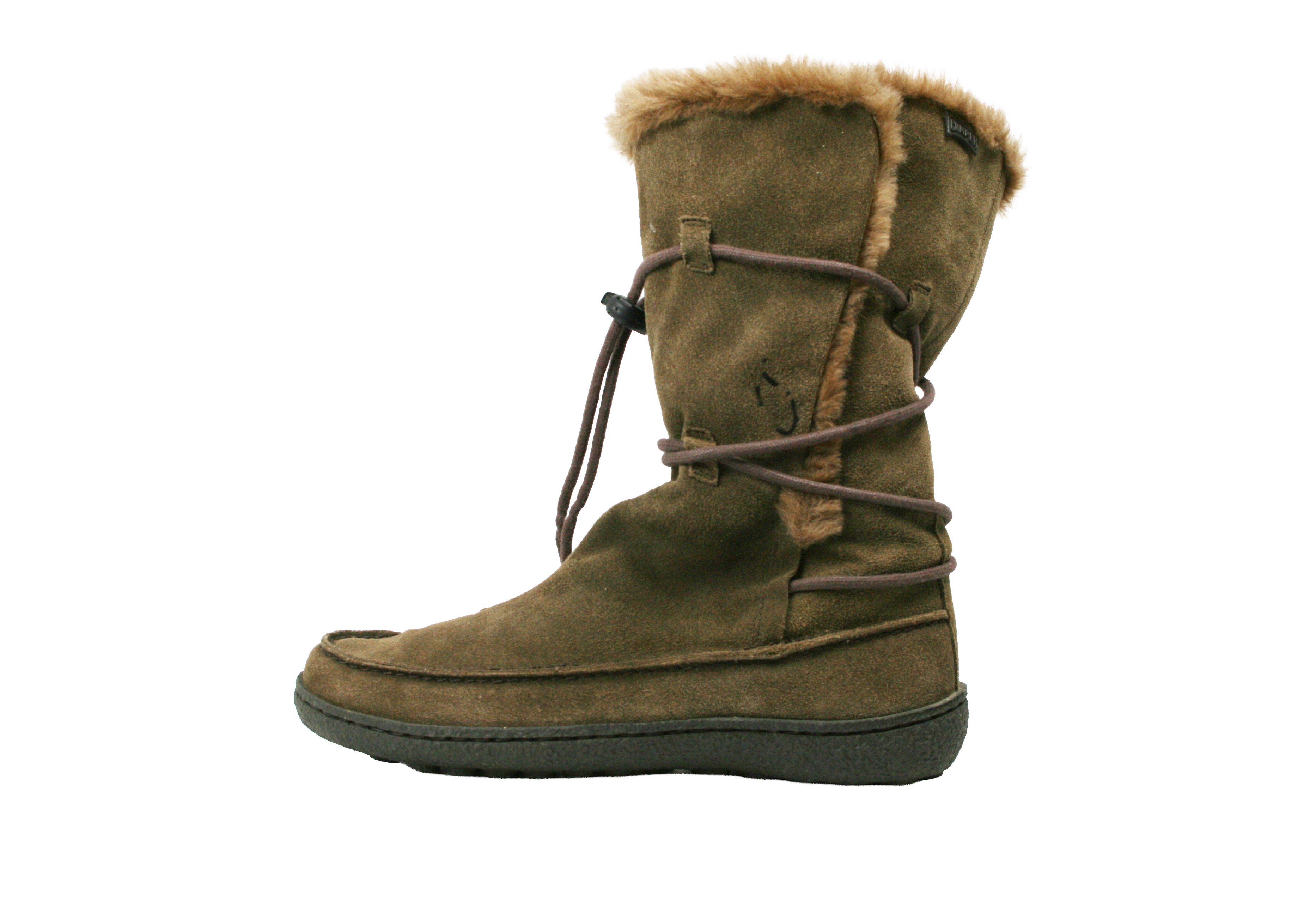 Camper 00S Y2K Goblin Faux Fur Lined Suede Boots Vintage Size US 7 / IT 37 - 2 Thumbnail