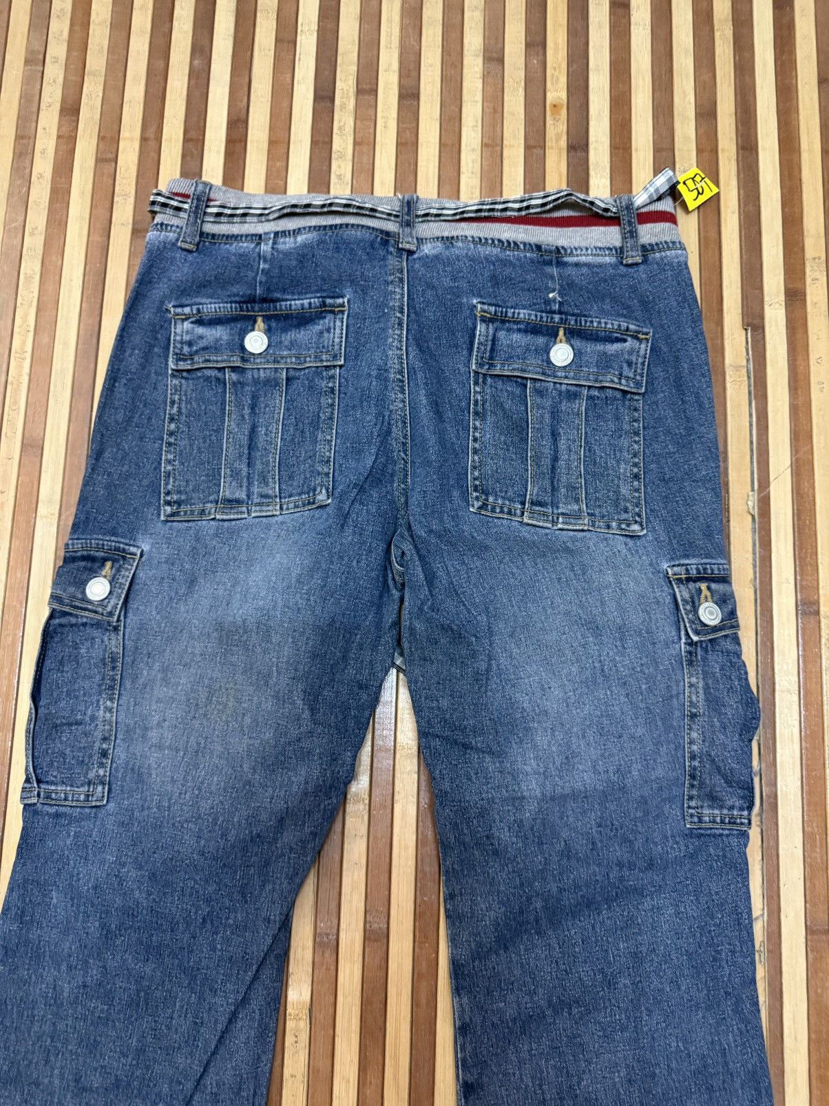 Japanese Brand Vintage Oririn Denim Cargo Pants Big Pockets / Streetwear Size US 30 / EU 46 - 8 Thumbnail