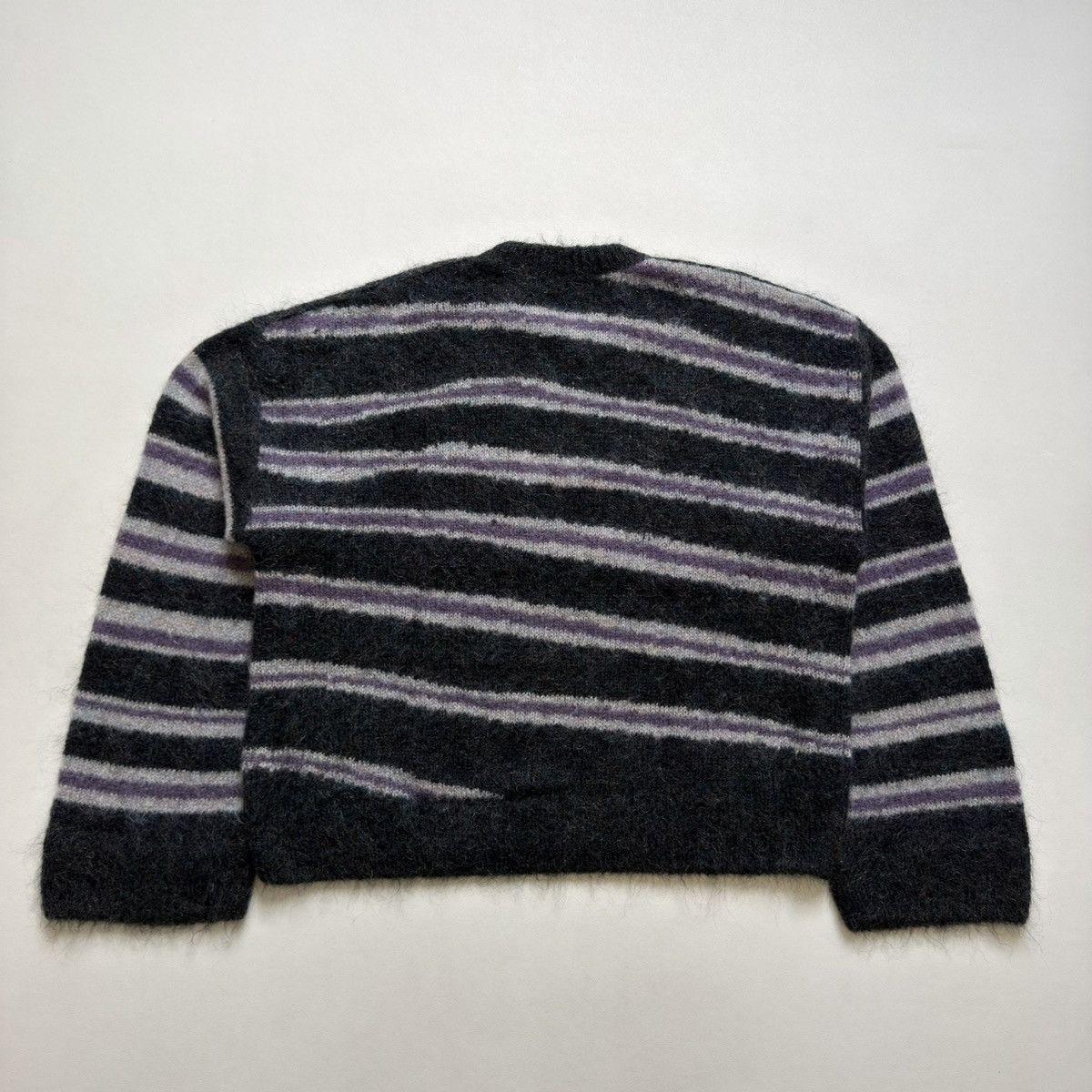 Acne Studios Striped Oversized Mohair Sweater Size US M / EU 48-50 / 2 - 12 Thumbnail