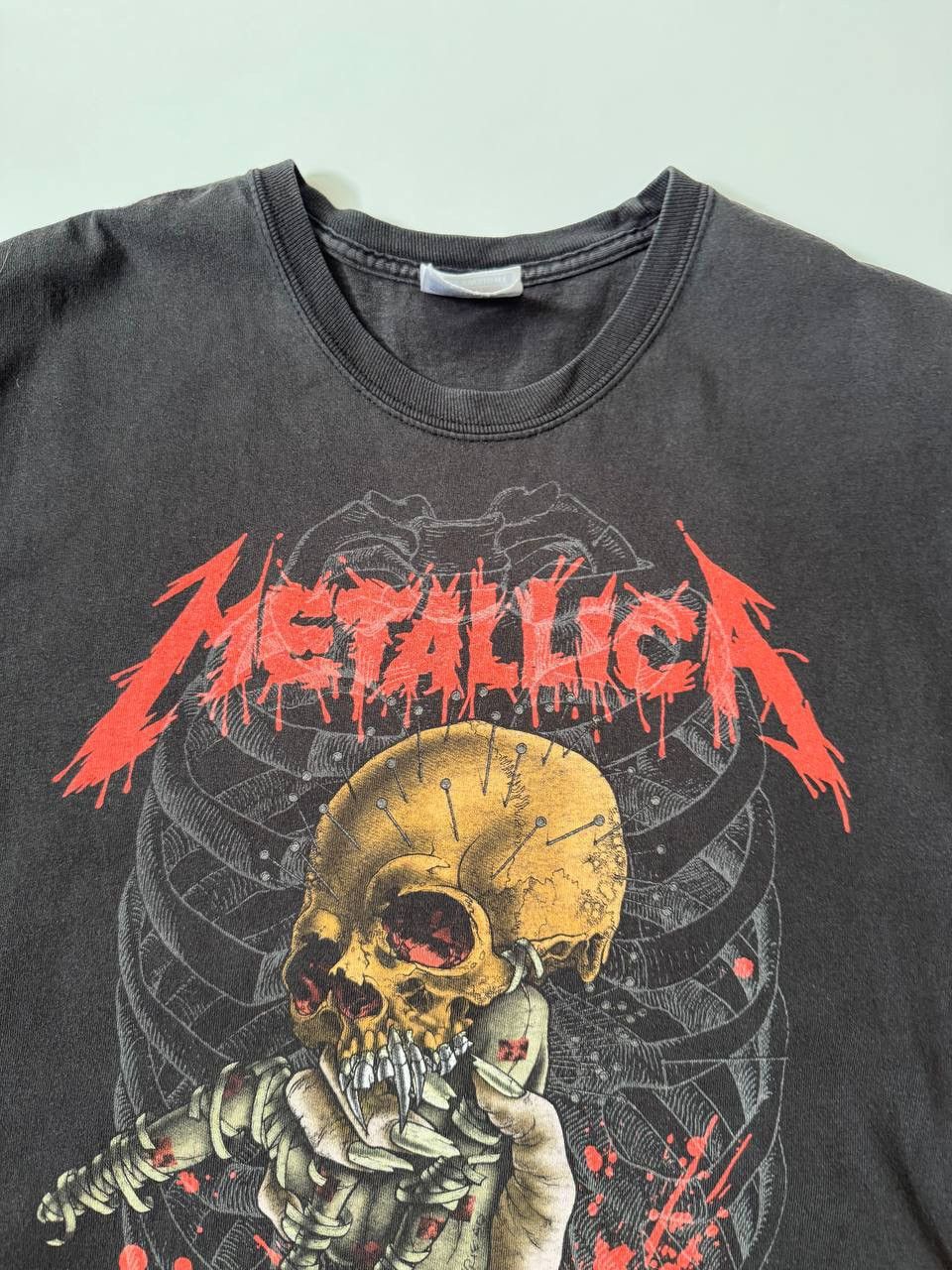 Metallica Metallica vintage band tee skull M sz Size US M / EU 48-50 / 2 - 2 Thumbnail
