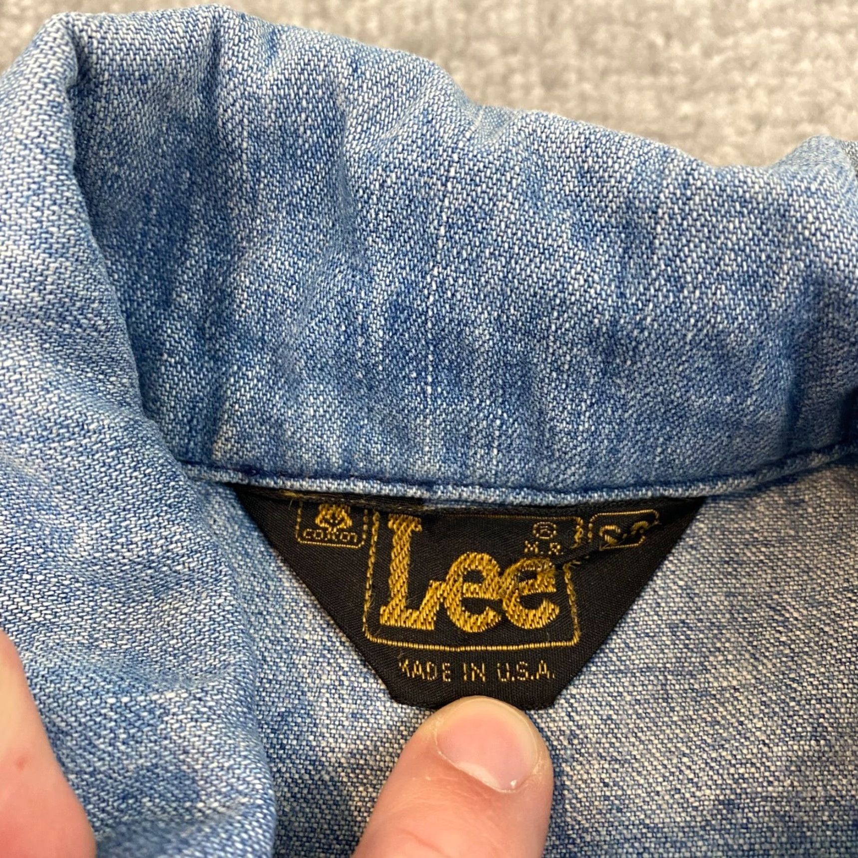 Lee VINTAGE Lee Storm Rider Women S-M Blue Cargo Denim Military Epaulet Snap USA 70s Size S / US 4 / IT 40 - 2 Thumbnail