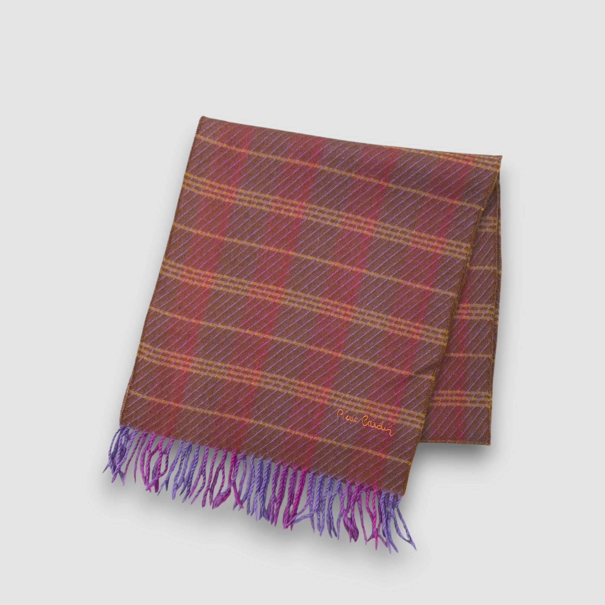 Paul Smith Vintage Paul Smith Scarf Muffler Wool Plaid Winter Scarves Size ONE SIZE - 3 Thumbnail
