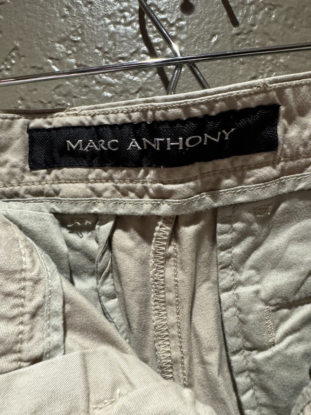 Marc Anthony Beige Marc Anthony Khaki Beige Chino Pants Button Pockets Size US 30 / EU 46 - 11 Thumbnail