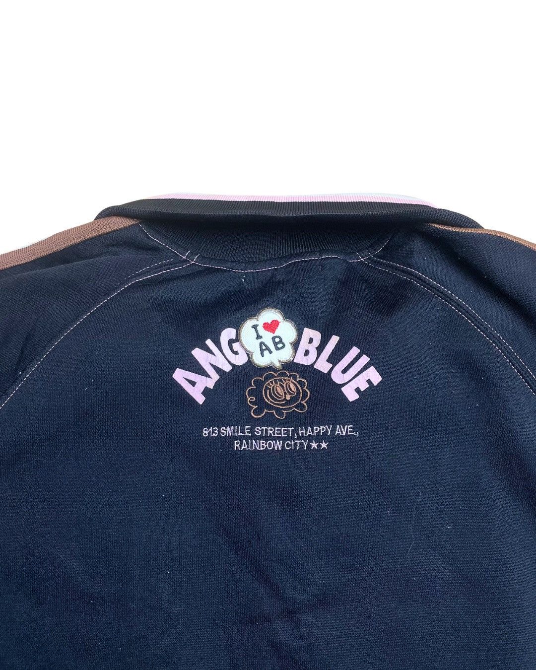Angel Blue Angel Blue Nakamurakun Pink on Black Typography Track Jacket Size S / US 4 / IT 40 - 4 Thumbnail