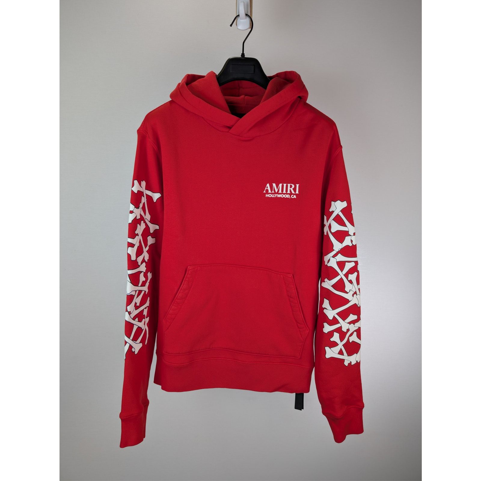 Amiri o1rshd1 Bones Stacked Hoodie in Black Size US M / EU 48-50 / 2 - 8 Thumbnail