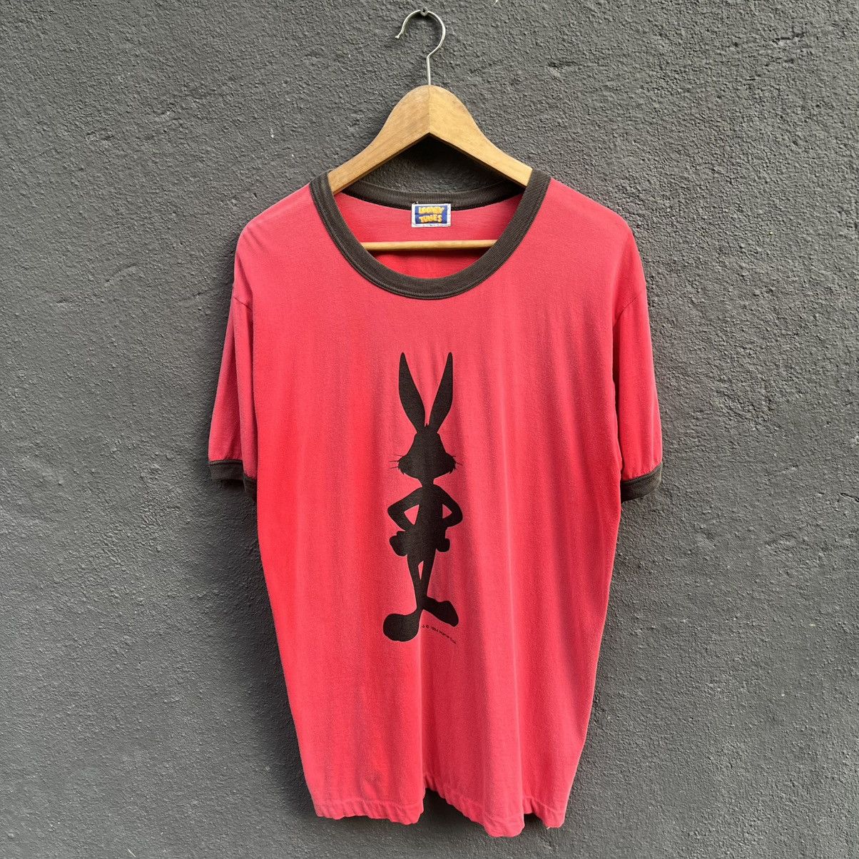 Warner Bros Thrashed Faded 90s Looney Tunes Warner Bros Tee Size US L / EU 52-54 / 3 - 1 Thumbnail