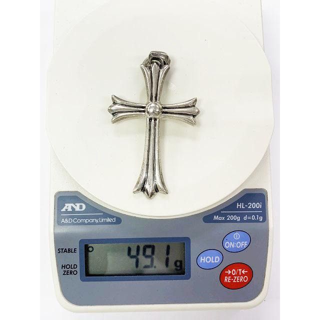 Chrome Hearts Chrome Hearts Large Cross Pendant W Bale necklace Size ONE SIZE - 8 Thumbnail