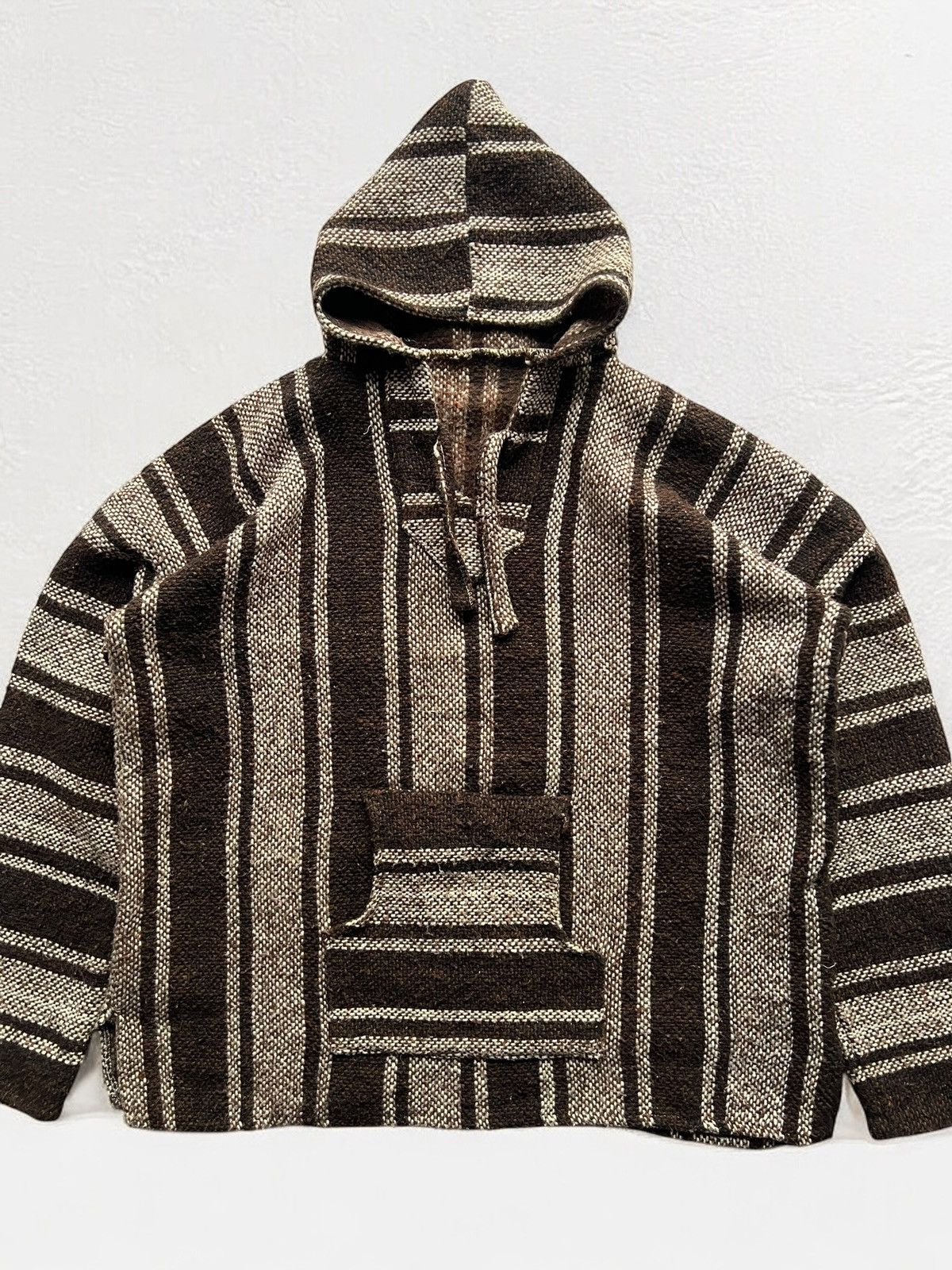 Designer × Japanese Brand × Vintage Vintage Baja Joe Mexican Threads Poncho Knitted Hoodie Size US M / EU 48-50 / 2 - 3 Thumbnail