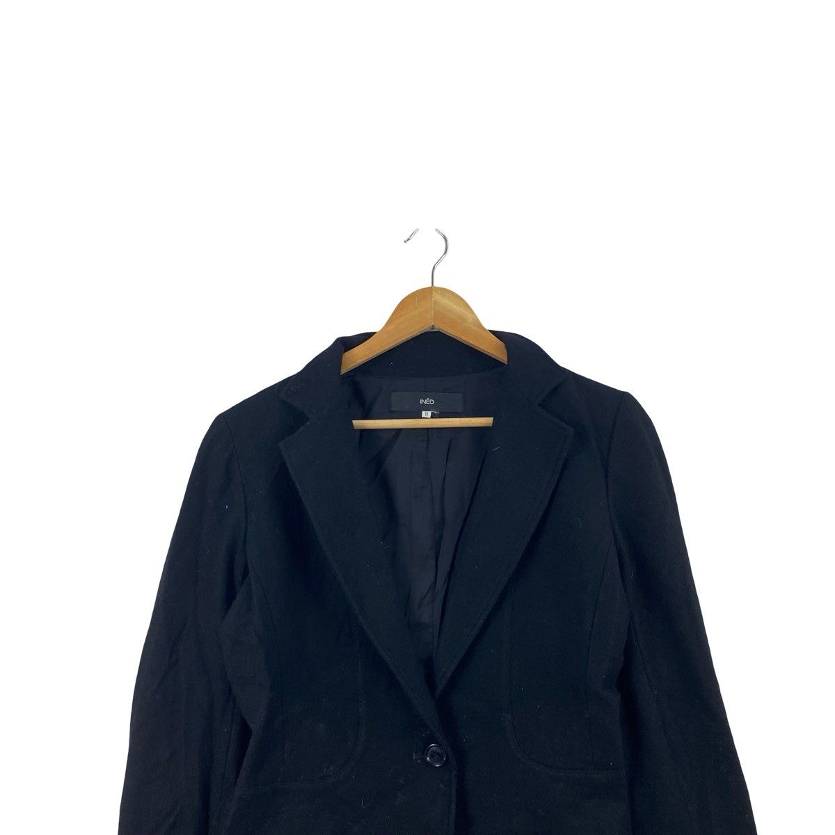 Other INÉD Cropped Tailored Blazer Jacket Single Button Smart Size S / US 4 / IT 40 - 2 Thumbnail