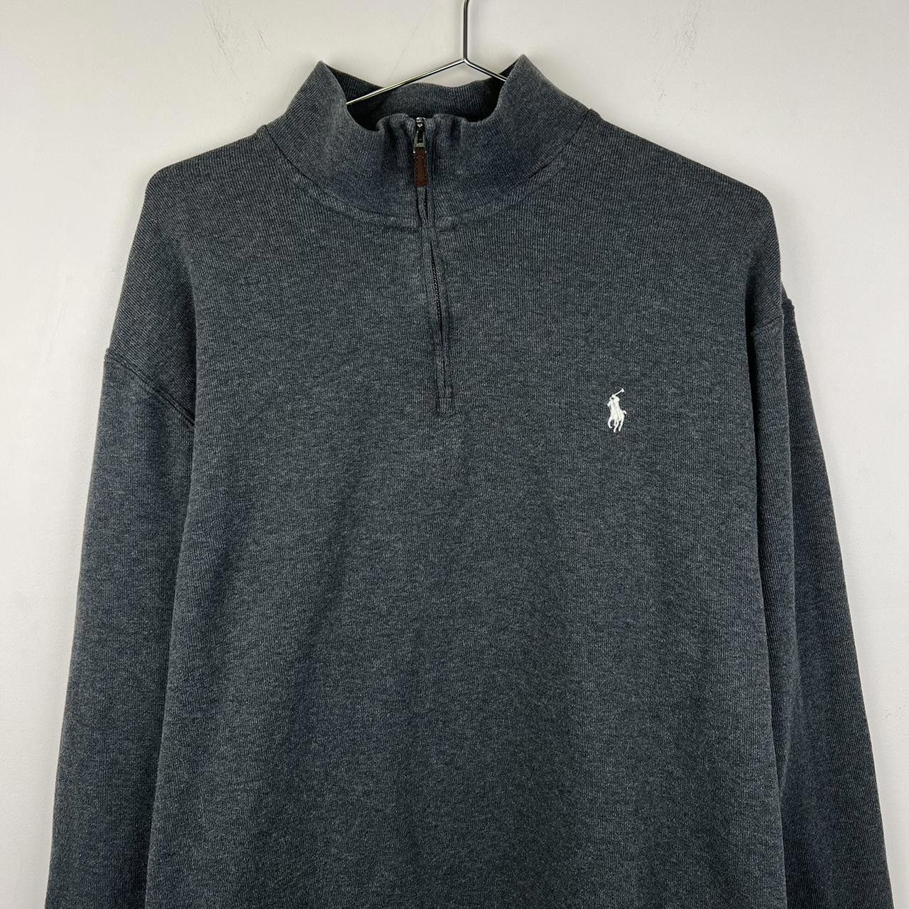 Polo Ralph Lauren Polo Ralph Lauren Zip-Up Sweatshirt – Estate Rib – Gray XXL Size US XXL / EU 58 / 5 - 2 Thumbnail