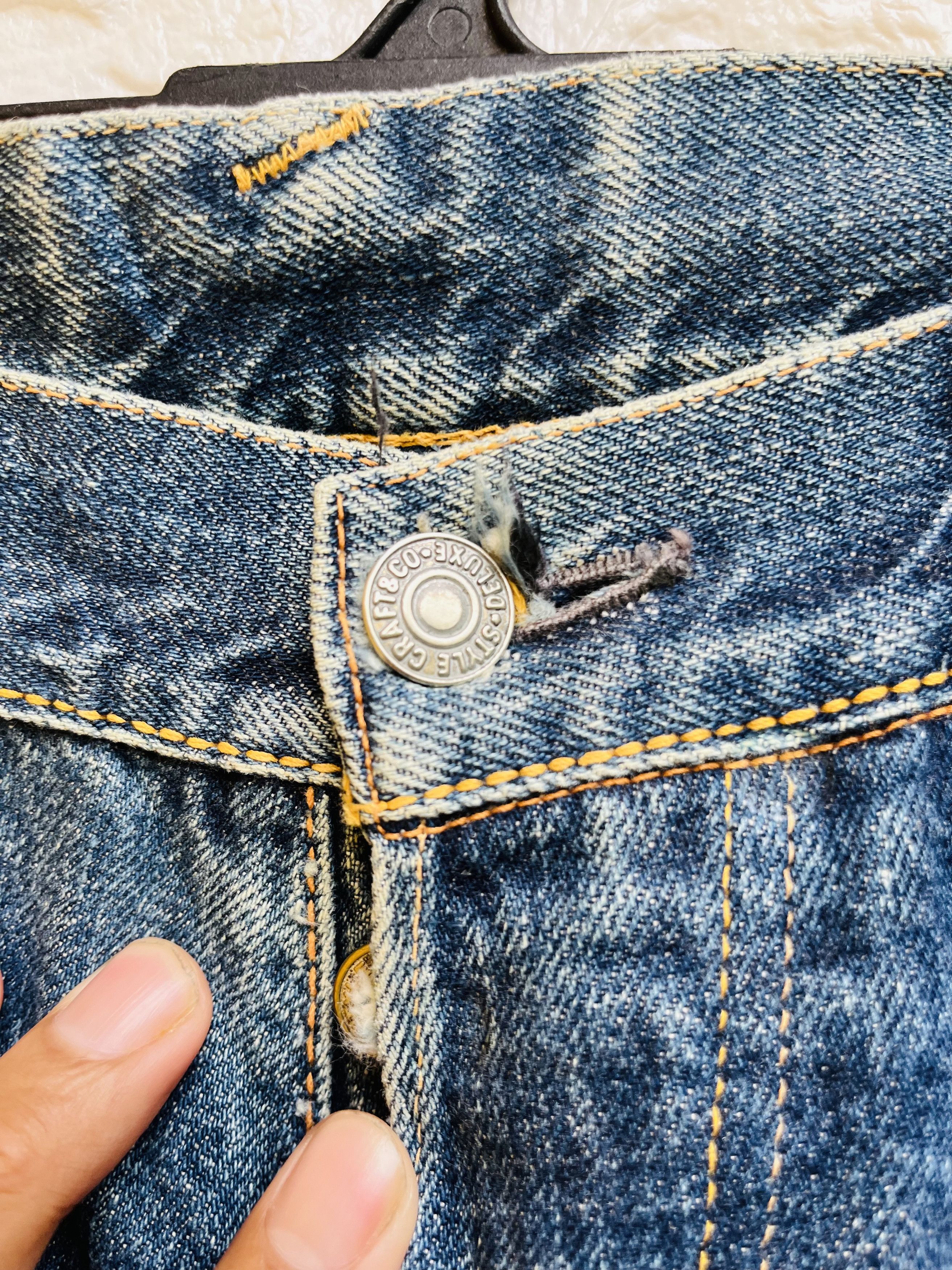 Evisu Vintage Evis Distressed Japanese Designer Fashion Style Size US 31 - 6 Thumbnail