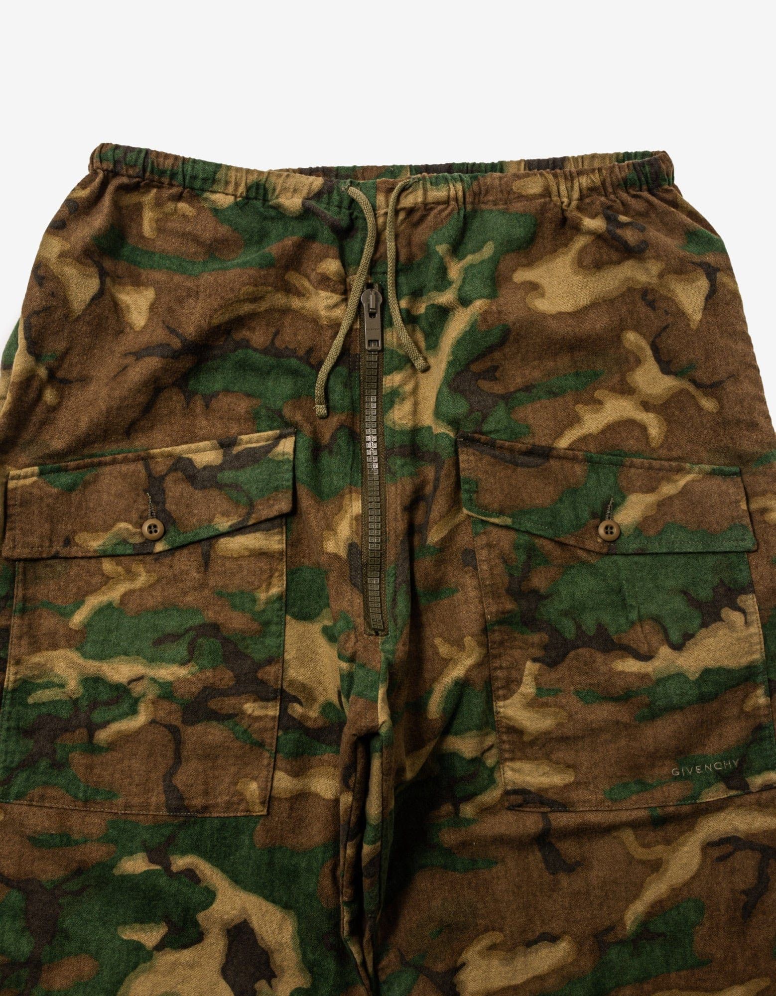 Givenchy Camouflage Cargo Trousers Size US 34 / EU 50 - 3 Thumbnail