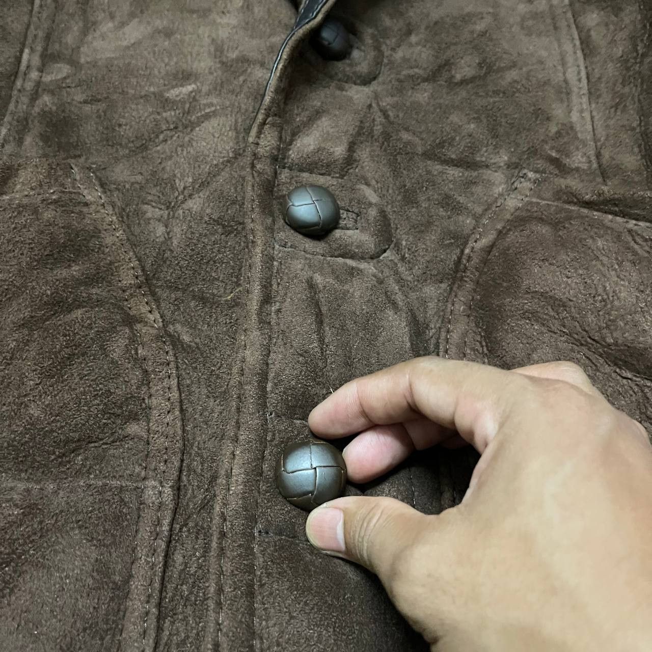 Leather Vintage Sheepskin Coat Leather Jacket Shearling Size US S / EU 44-46 / 1 - 5 Thumbnail