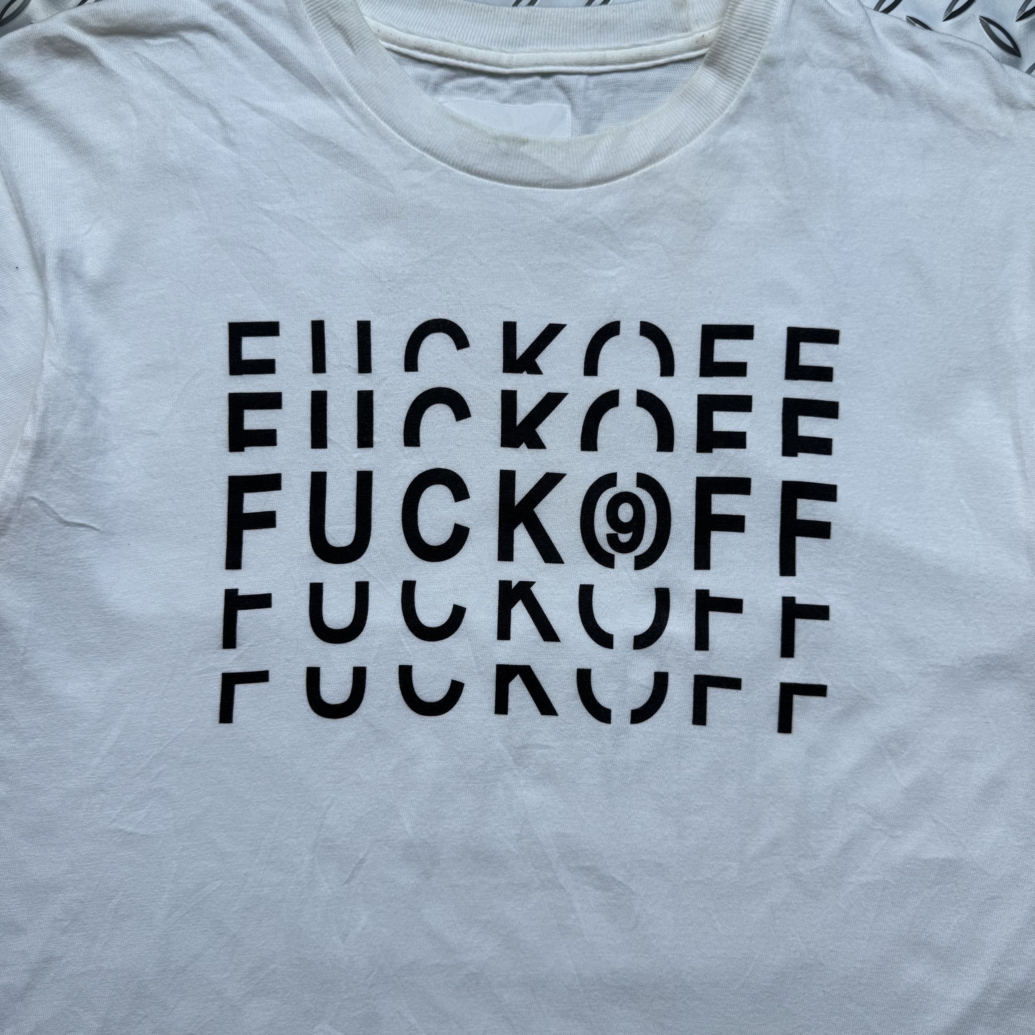 Number (N)ine Number (N)ine Fuck Off Graphic Tee Cropped Archive Size US M / EU 48-50 / 2 - 2 Thumbnail