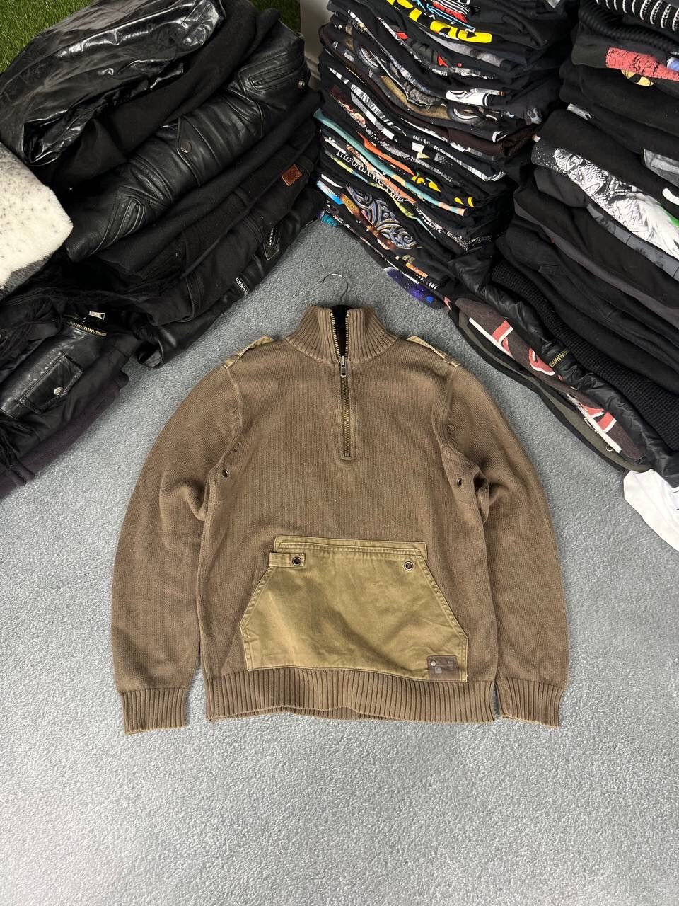 20471120 Japanese Vibe 00s Distressed Zip Up Sweater Size US S / EU 44-46 / 1 - 1 Thumbnail