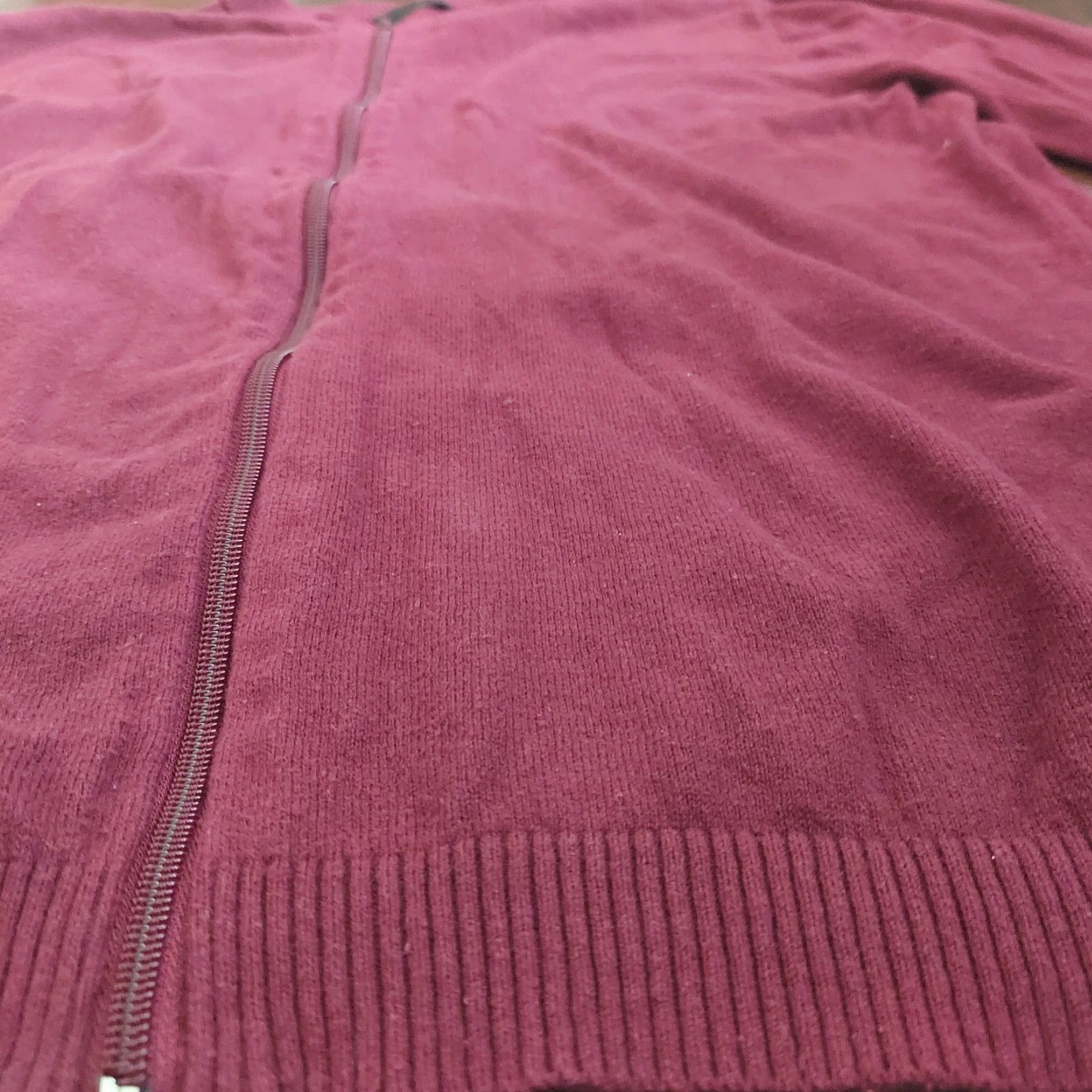 Asos ASOS Jacket Men Zip Up Burgundy XL Size Regular Red Outdoor Fall Spring Summer Winter Travel Workwear Casual Size US XL / EU 56 / 4 - 6 Thumbnail