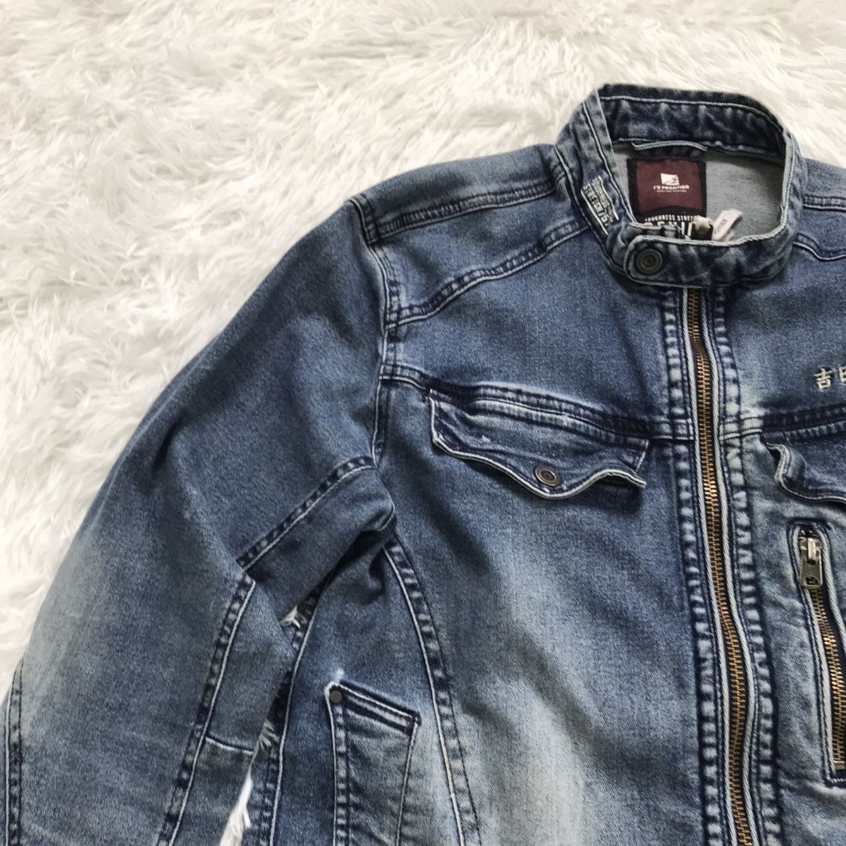 Japanese Brand I’Z Frontier toughness stretch denim jacket Size US M / EU 48-50 / 2 - 2 Thumbnail