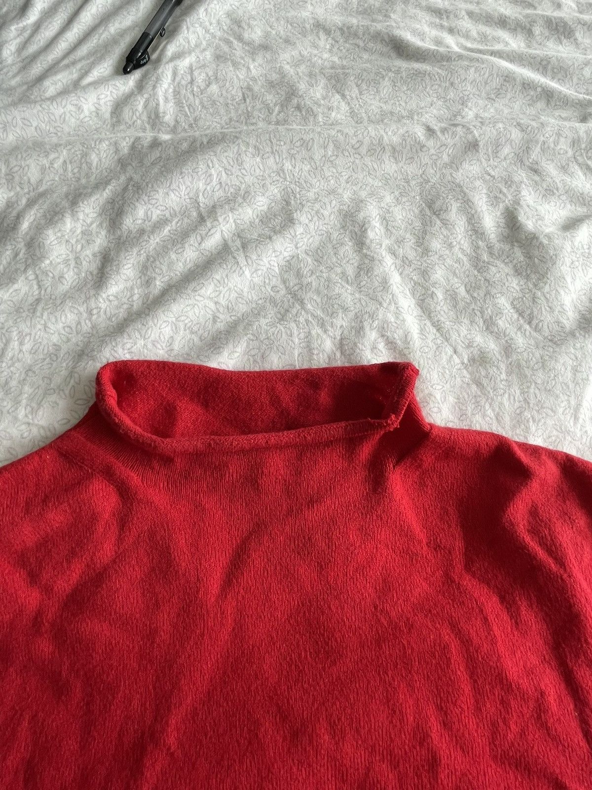 Burberry Burberry Red Short Sleeve Sweater Size M / US 6-8 / IT 42-44 - 2 Thumbnail
