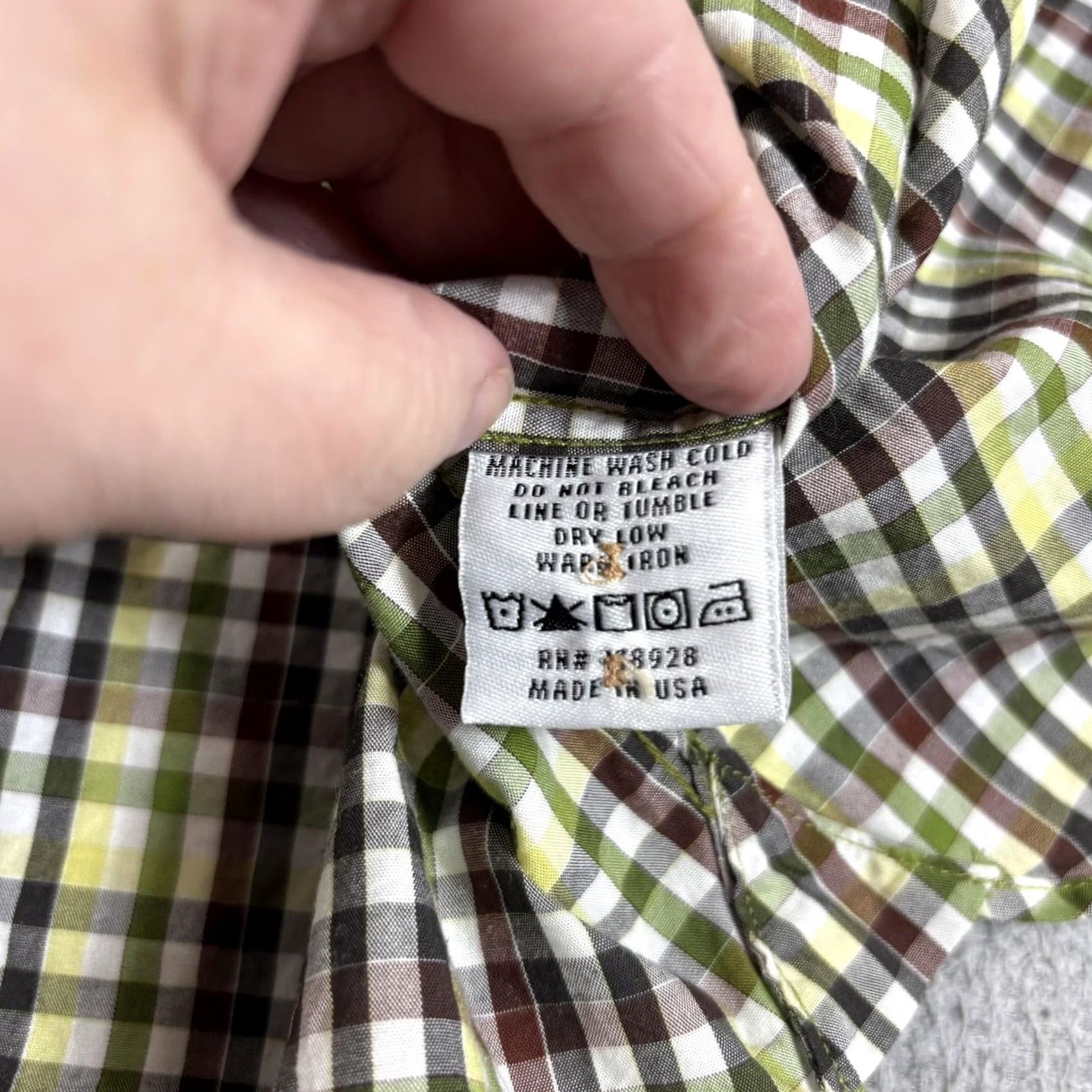 Flint And Tinder Flint and Tinder Shirt Men L Plaid Button-Down 100% Cotton Made USA Heritage Yellow Size US L / EU 52-54 / 3 - 4 Thumbnail