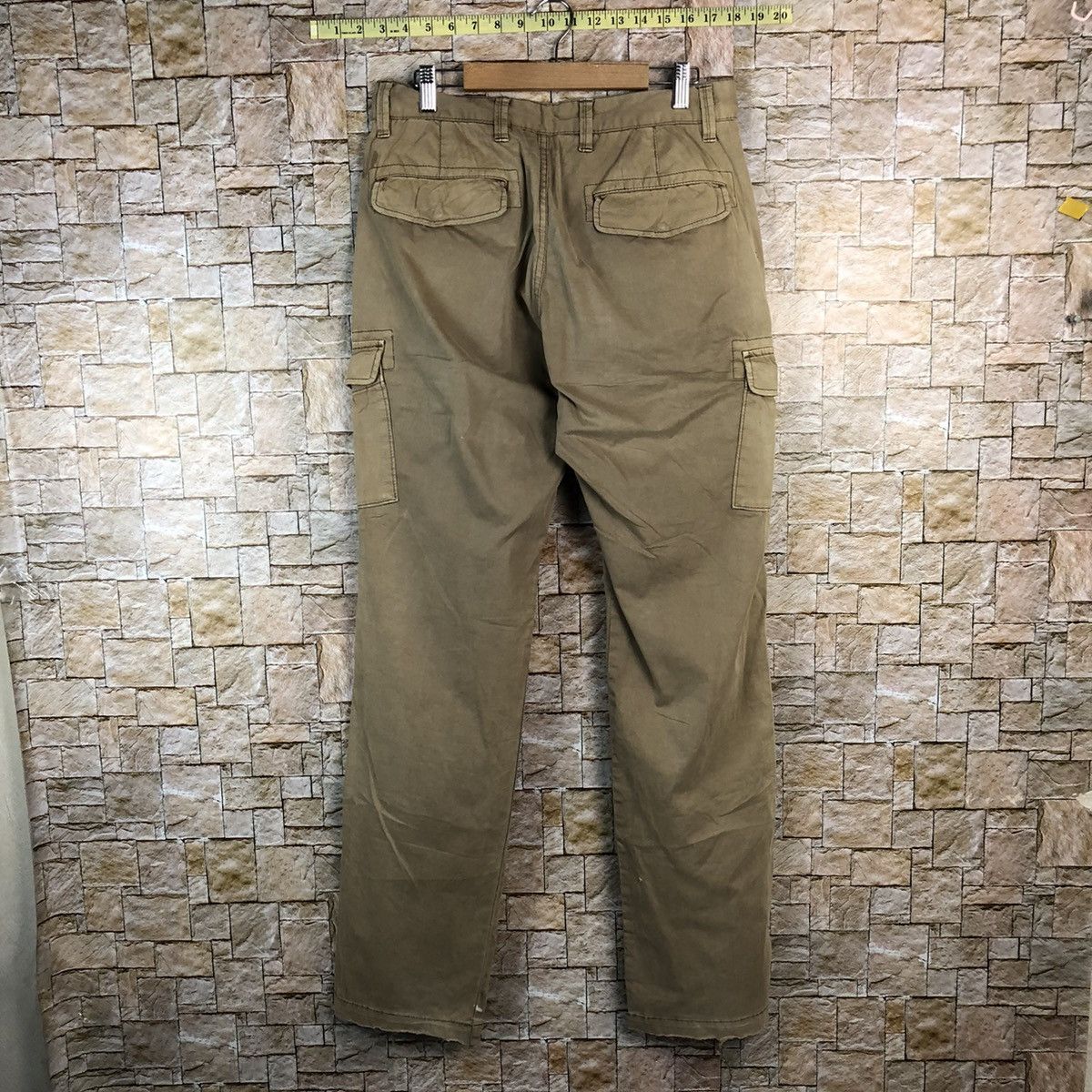 Japanese Brand Uniqlo Brown faded Cargo Multipocket Pants #A1176 Size US 30 / EU 46 - 15 Thumbnail