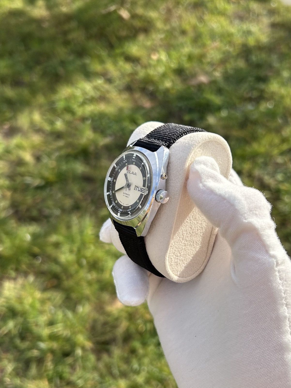 Vintage Vintage Watch Slava Made in USSR Soviet Mechanical 1980s Size ONE SIZE - 6 Thumbnail