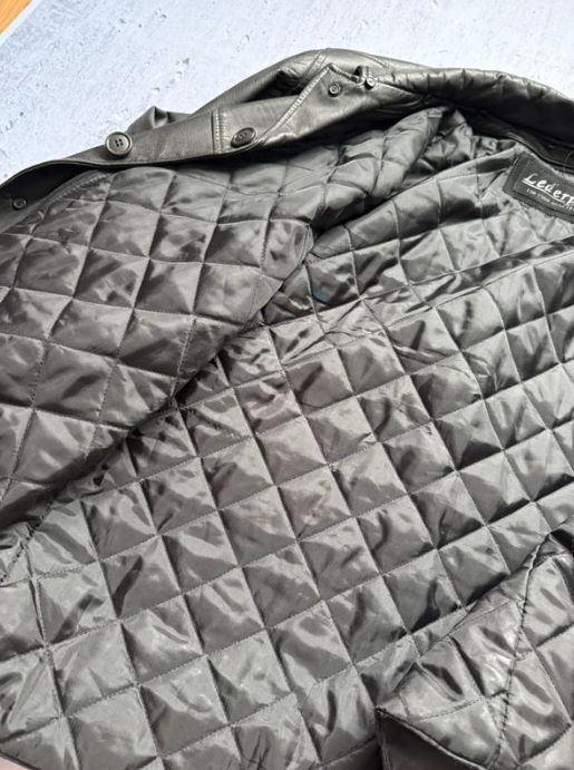 Other Lederpol Leather Jacket Coat Black Natural Leather 90s Men's Size US M / EU 48-50 / 2 - 4 Thumbnail