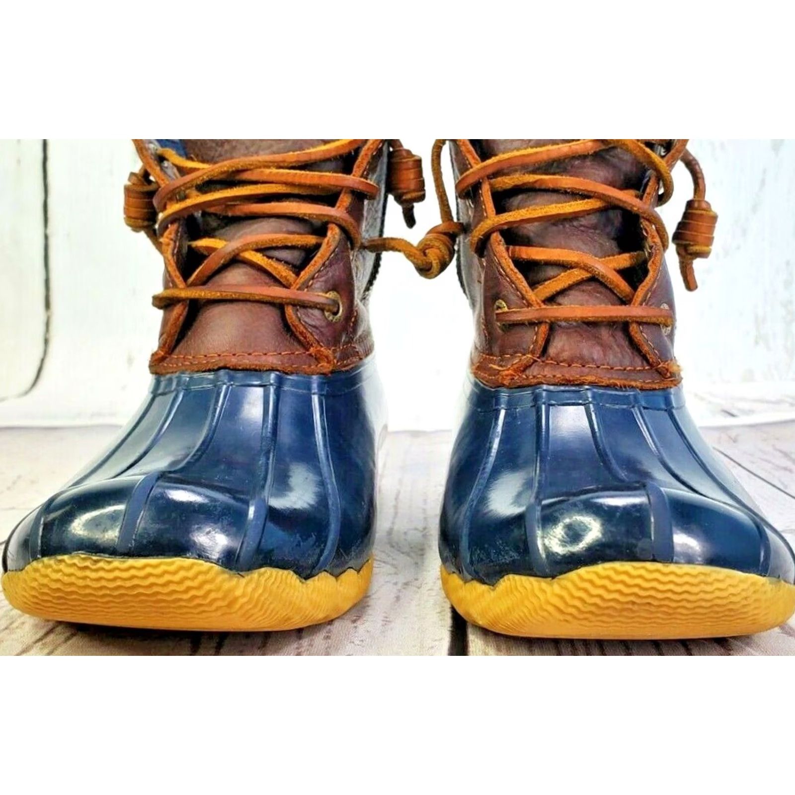 Sperry Sperry Top-Sider Duck Ankle Boots Women 6 Brown Leather Waterproof Lined Boots Mensors Size M / US 6-8 / IT 42-44 - 2 Thumbnail