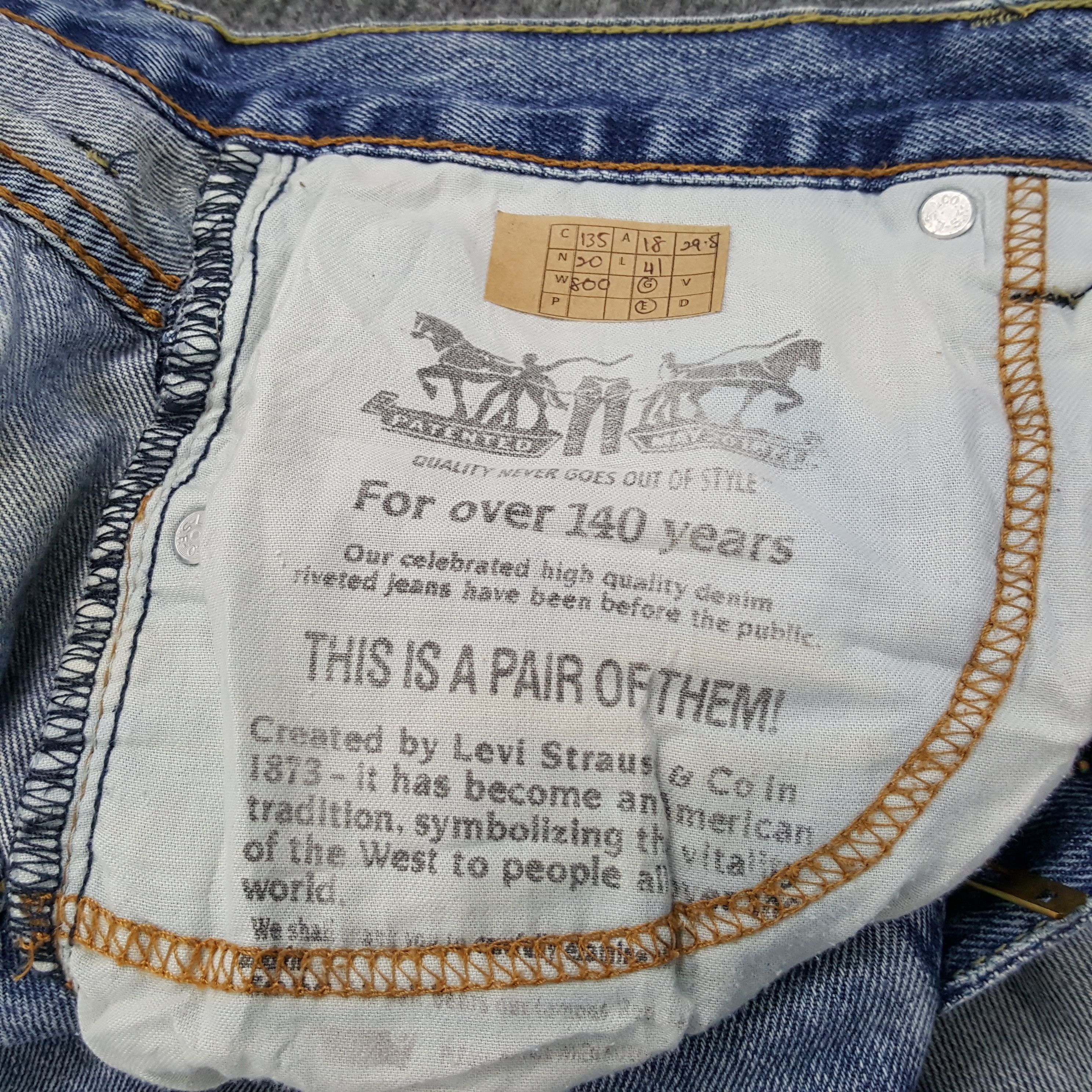 Levi's × Vintage Levi's American Distressed Style Baggy Denim Jeans Size US 36 / EU 52 - 14 Thumbnail