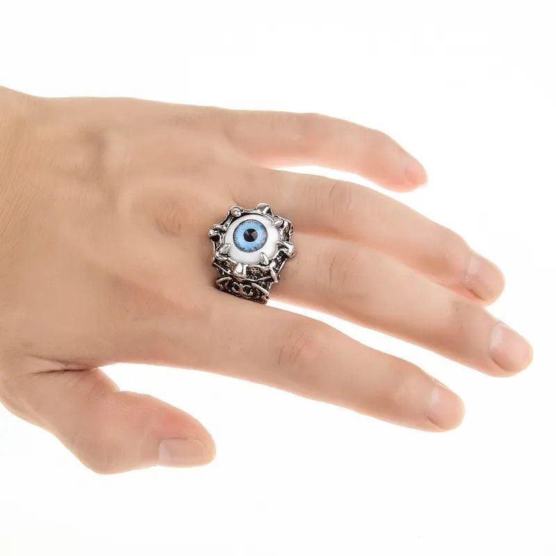 Japanese Brand × Jewelry × Vintage Eyes Claw Biker Gothic Fashion Ring Size 8 9 10 11 Size ONE SIZE - 2 Thumbnail