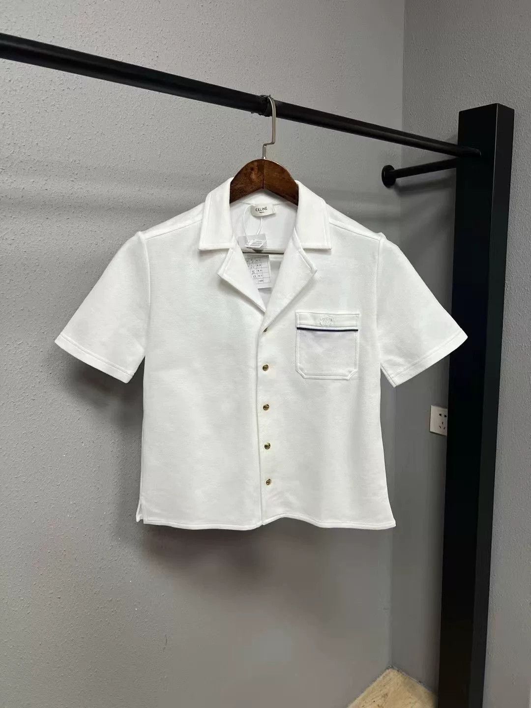 Celine Celine Triomphe Shirt Size S / US 4 / IT 40 - 1 Thumbnail