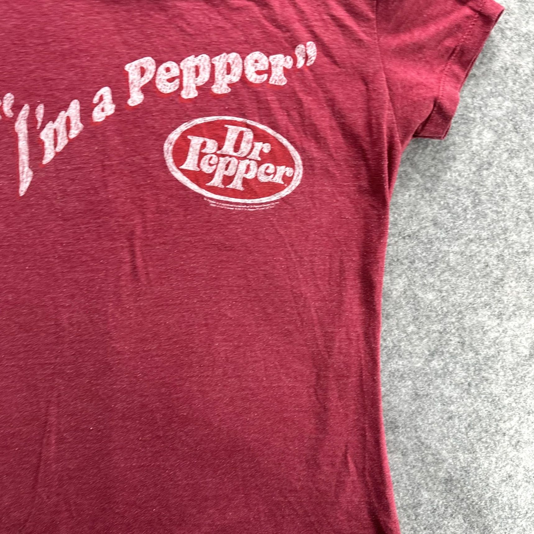 Vintage VINTAGE Dr Pepper T-Shirt Womens 2XL Red "I'm a Pepper" Graphic Soft Crewneck Retro Novelty Size XXL / US 16-18 / IT 52-54 - 6 Thumbnail