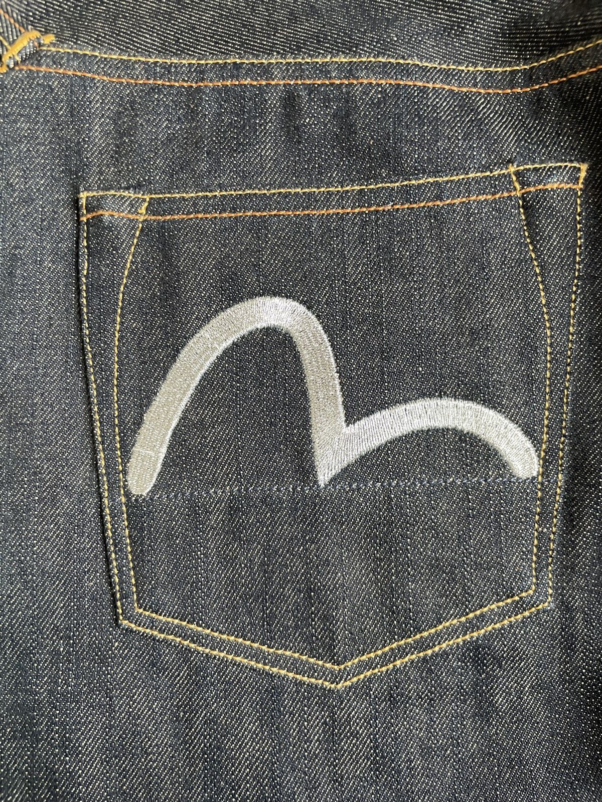 Evisu × Japanese Brand EVISU rare NEW！daicock style embroidery jeans size：28x34 Size US 28 / EU 44 - 5 Thumbnail