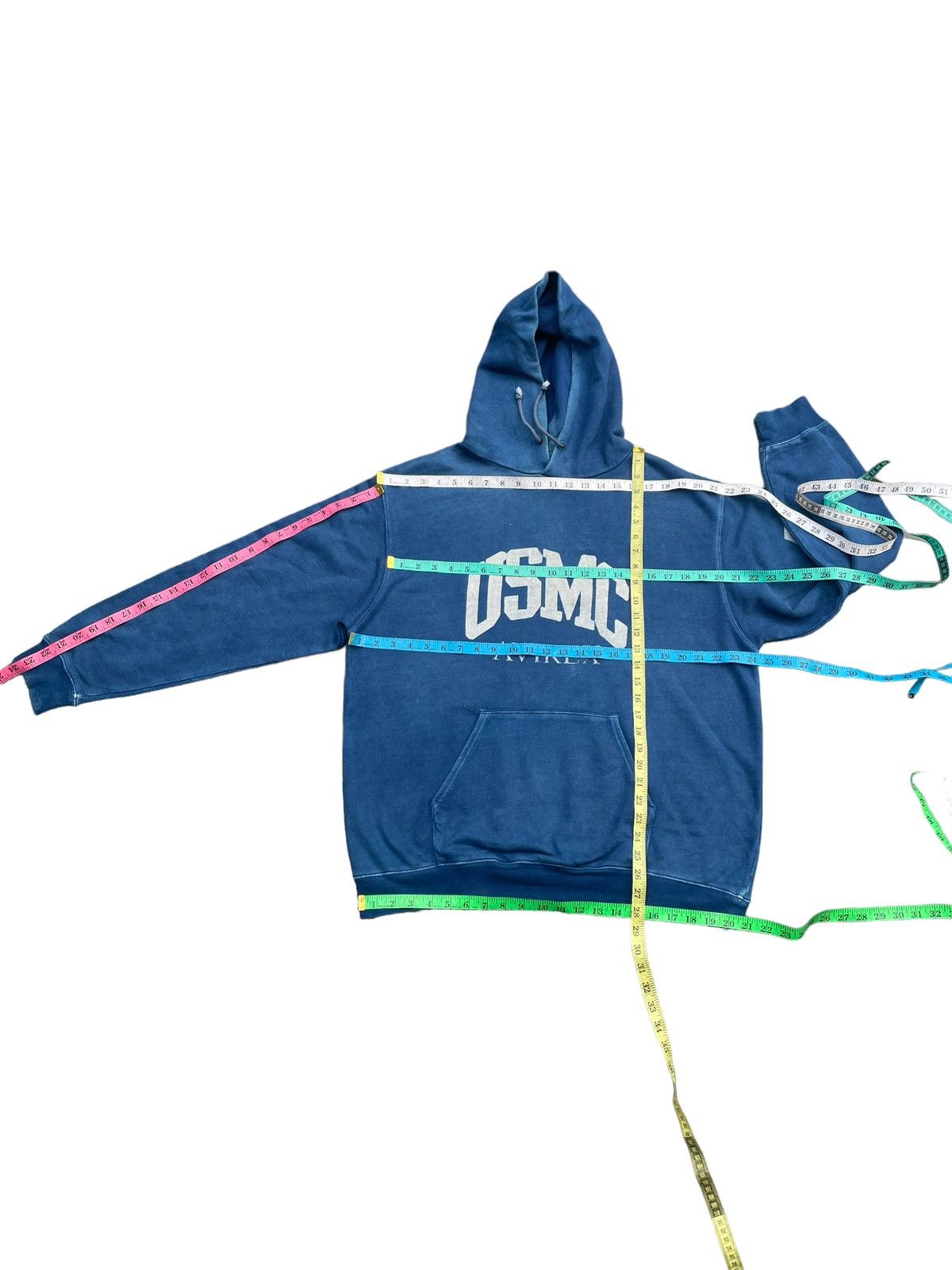Avirex Avirex Usmc Faded Wash Hoodie Size US XL / EU 56 / 4 - 11 Thumbnail