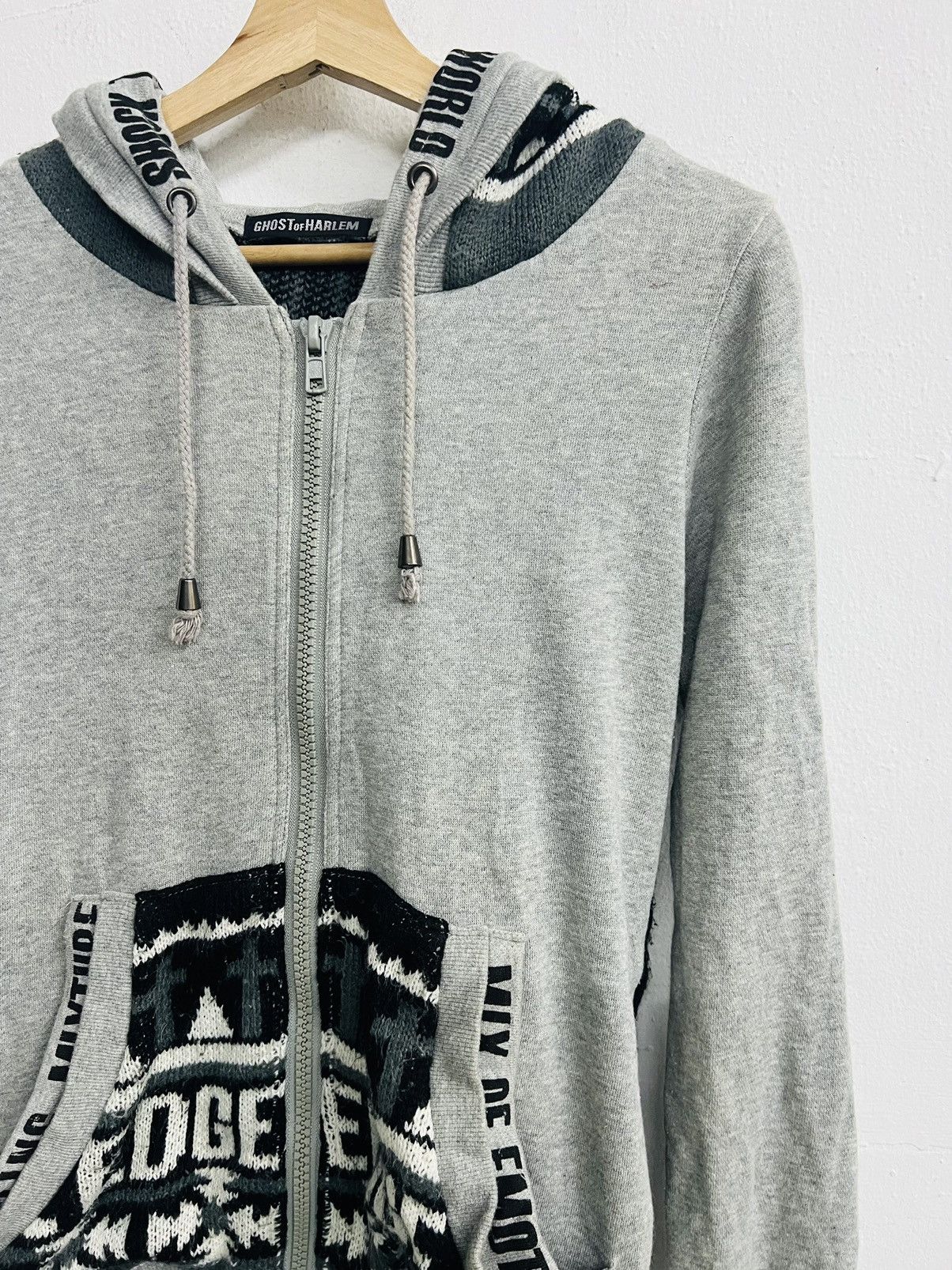 If Six Was Nine × Japanese Brand × Le Grande Bleu (L.G.B.) Ghost of Harlem Devil Skull Hoodie Zipper Size US M / EU 48-50 / 2 - 6 Thumbnail