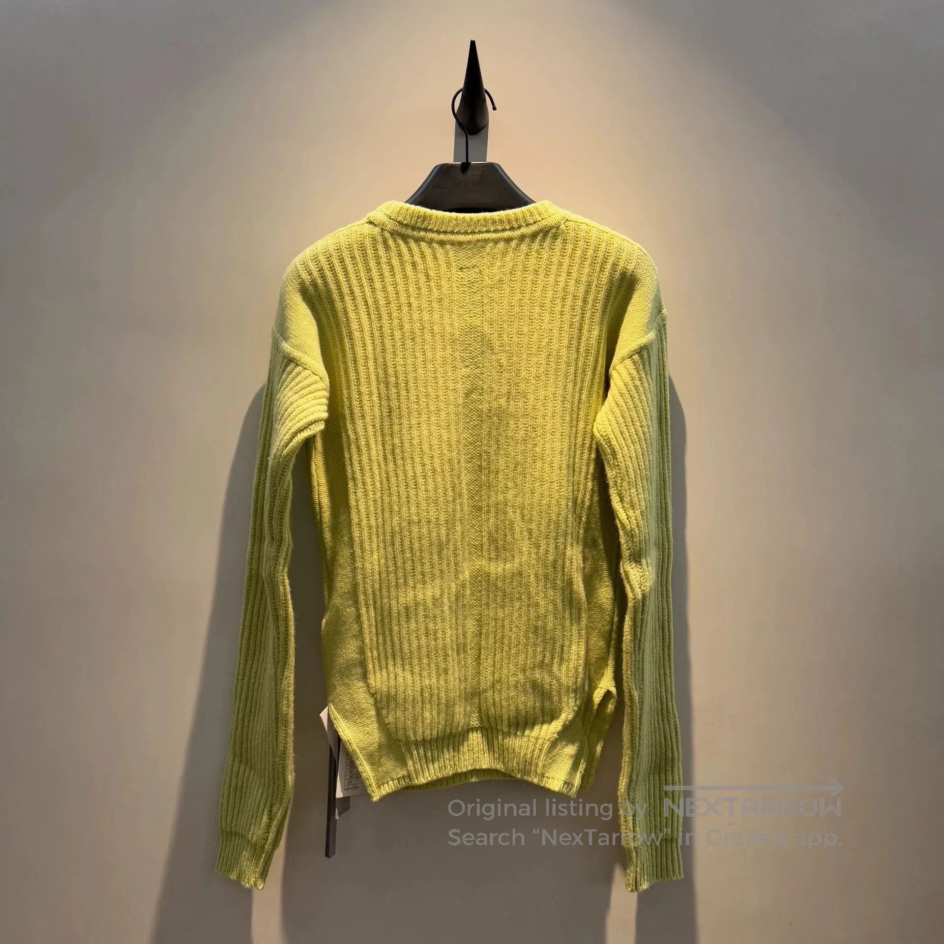 Rick Owens rick owens lemon yellow wool sweater. Size XS / US 0-2 / IT 36-38 - 3 Thumbnail