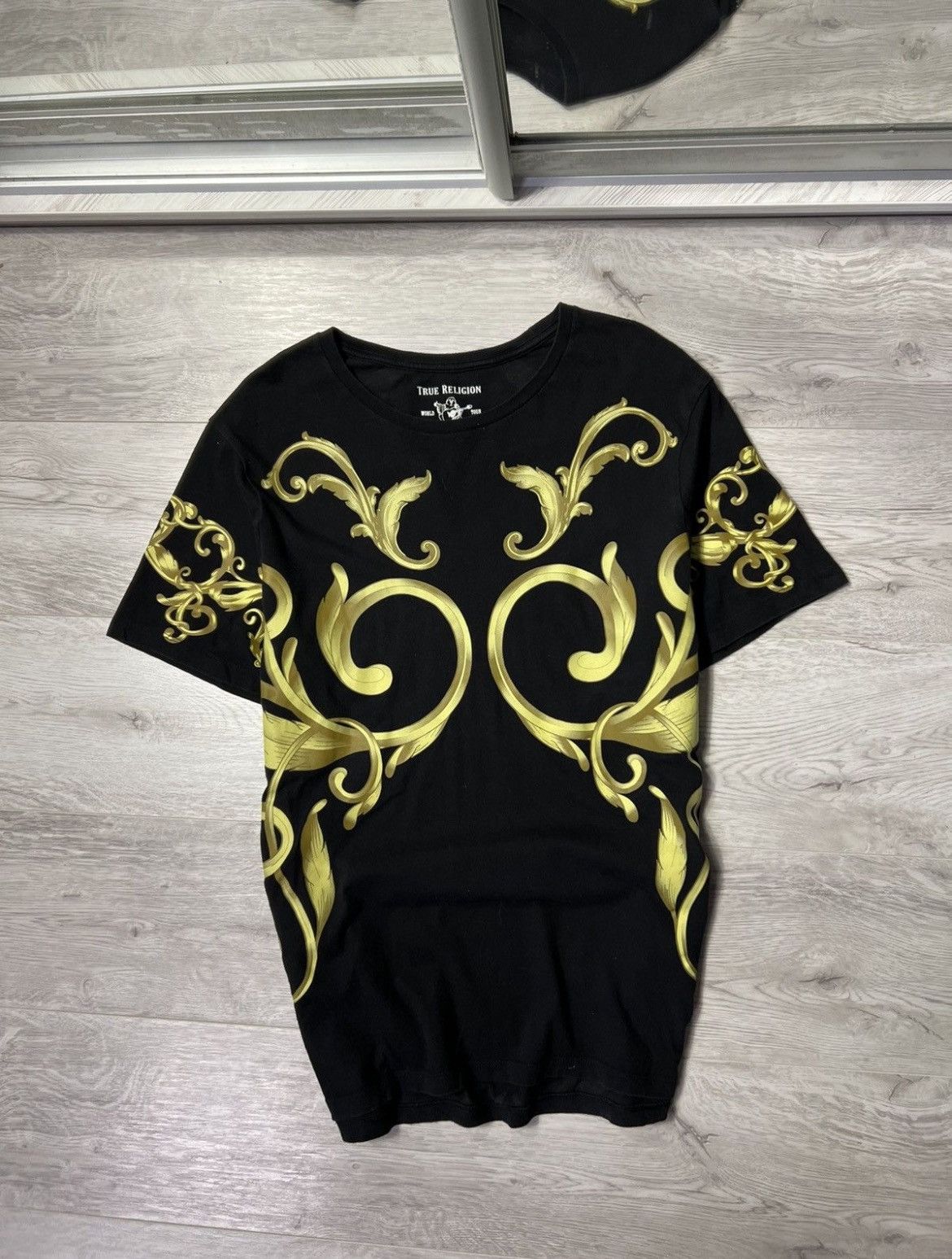 True Religion True Religion Street Tapestry SS Crew Neck Big Logo Tee Size US L / EU 52-54 / 3 - 4 Thumbnail