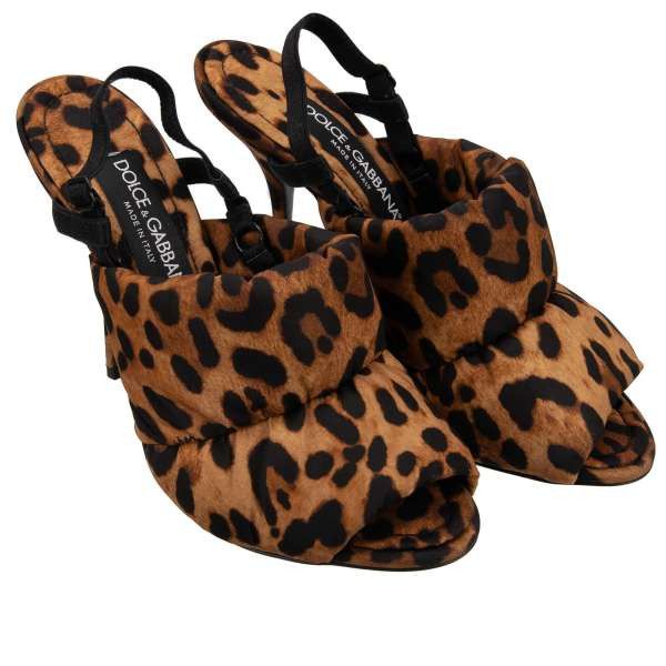 Dolce & Gabbana o1y0925 Ankle Strap Sandals in Brown/Black Size US 5.5 / IT 35.5 - 2 Thumbnail