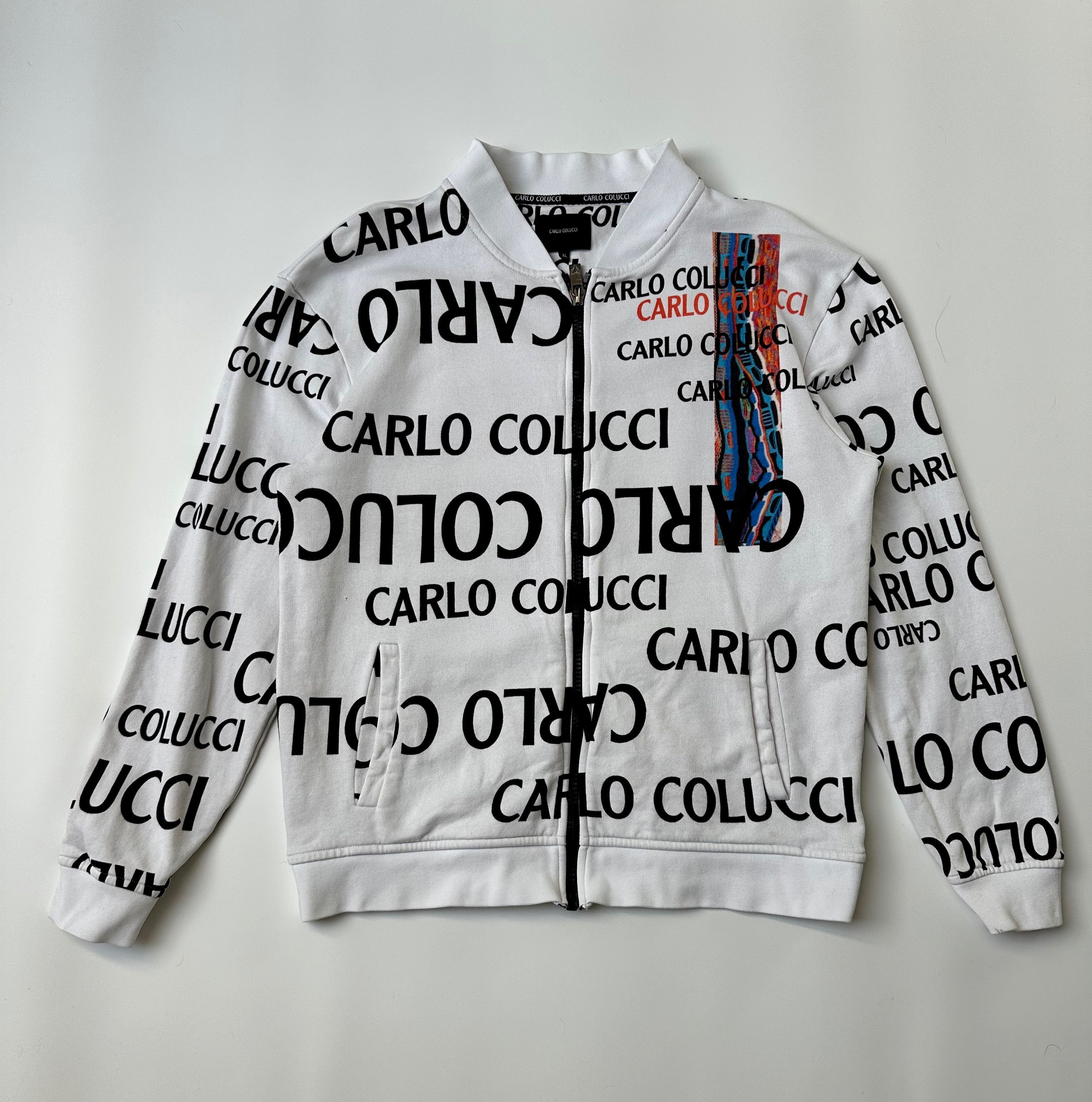 Carlo Colucci Carlo Colucci sweat jacket sweatshirt full zip Size US XL / EU 56 / 4 - 2 Thumbnail