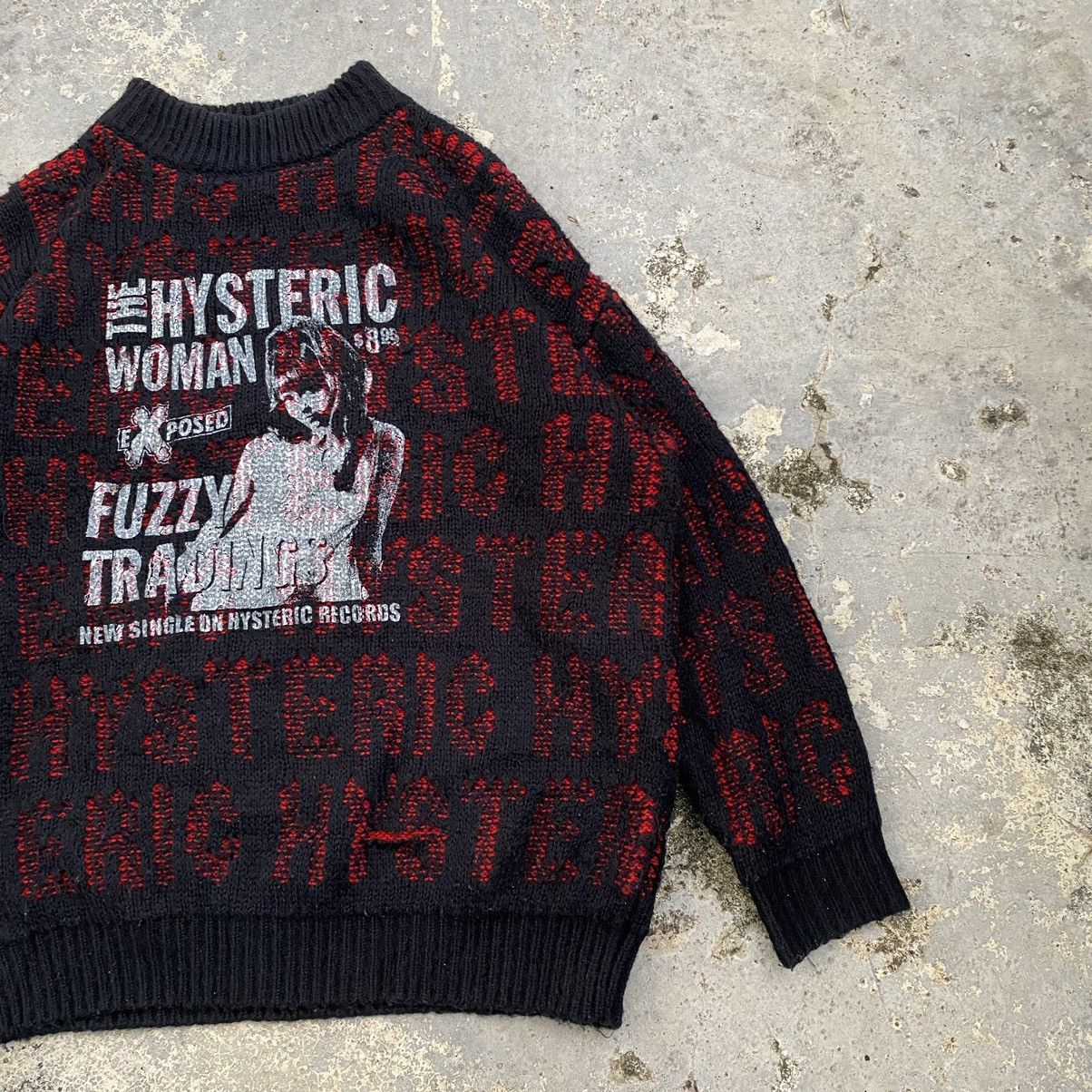 Hysteric Glamour hysteric glamour monogram knitwear sweatshirt Size US L / EU 52-54 / 3 - 6 Thumbnail