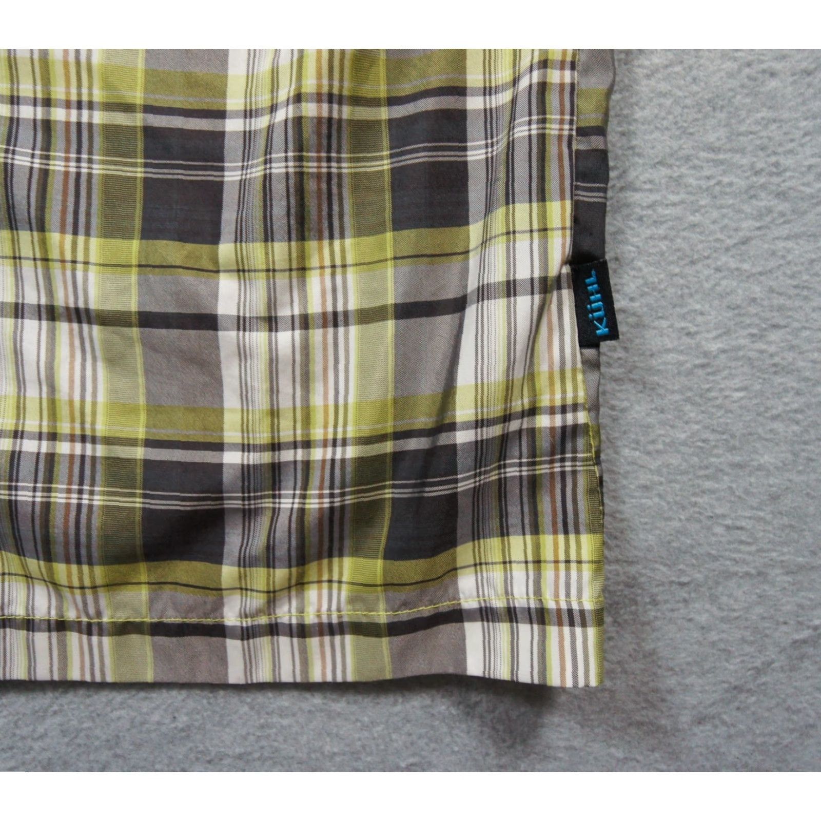 Vintage Kuhl Shirt Mens XL Button Down Short Sleeve Lightweight Plaid Outdoors Ionik Size US XL / EU 56 / 4 - 4 Thumbnail