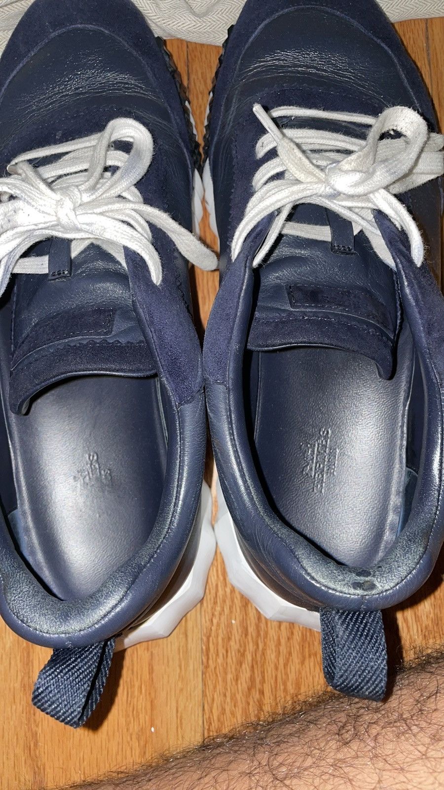 Hermes HERMES Bouncing sneakers in 'Navy Blue' Size US 10 / EU 43 - 2 Thumbnail
